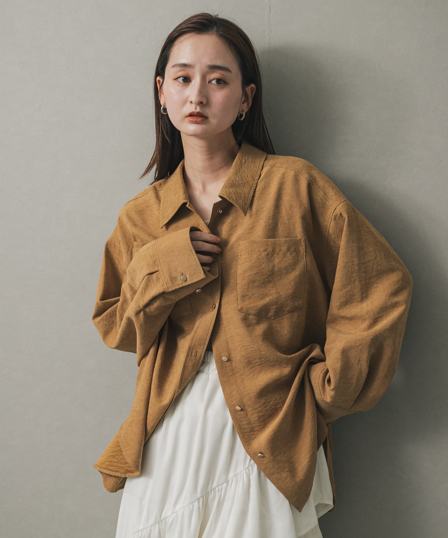 身長：169cm サイズ：one
