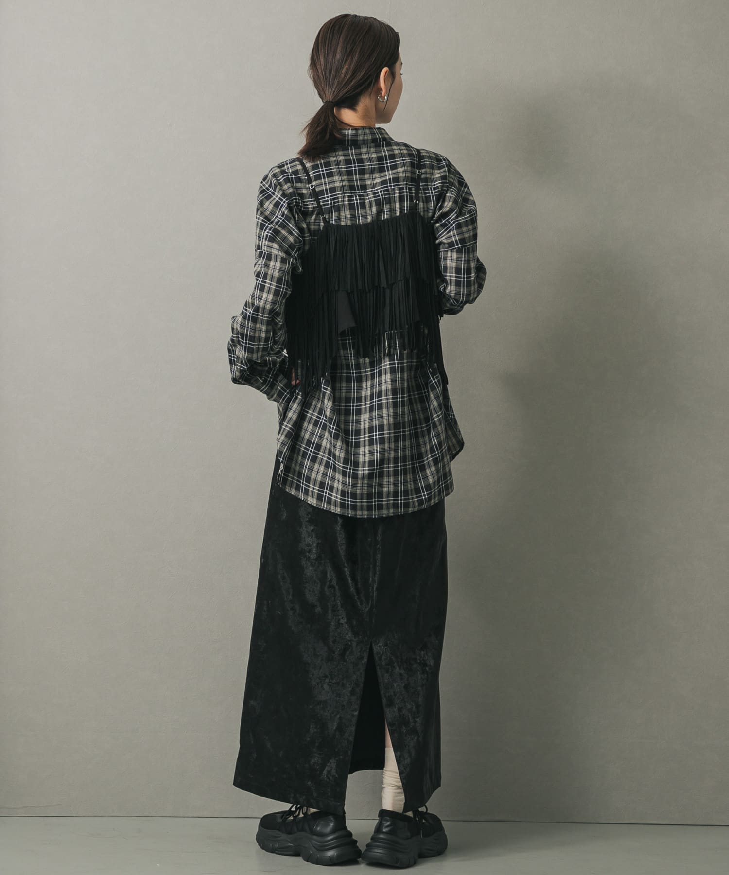 身長：169cm サイズ：one