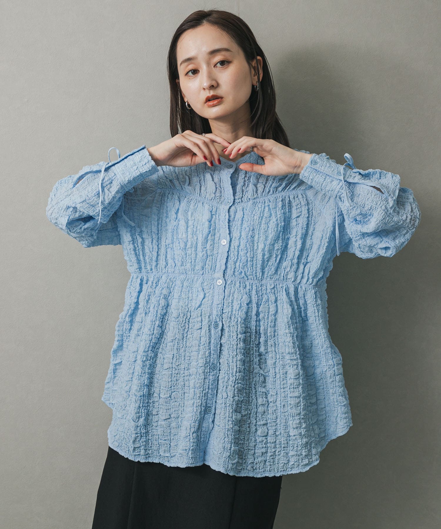身長：169cm サイズ：one