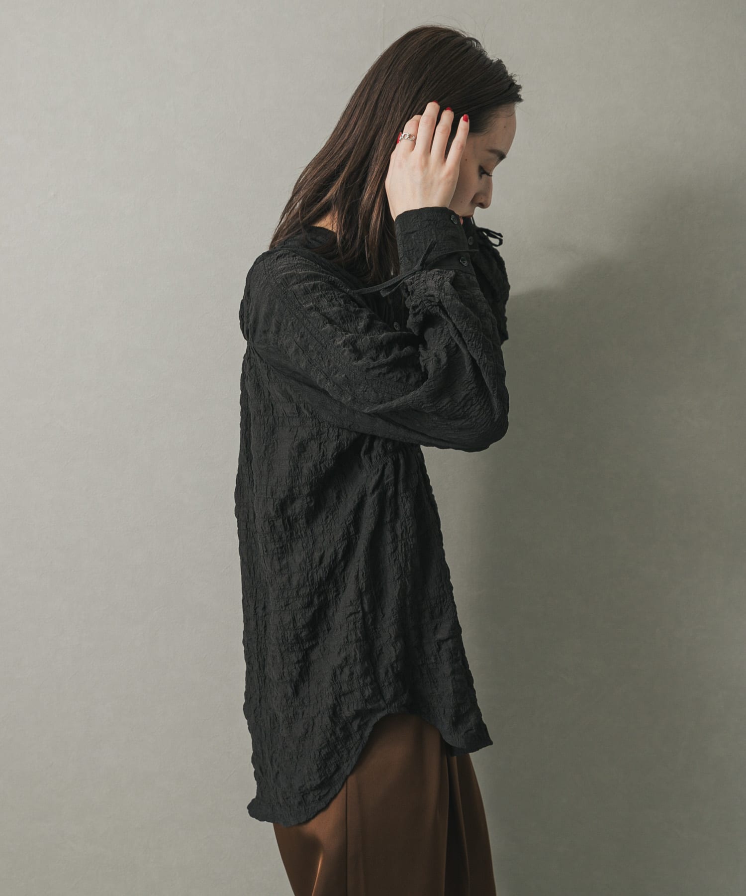 身長：169cm サイズ：one