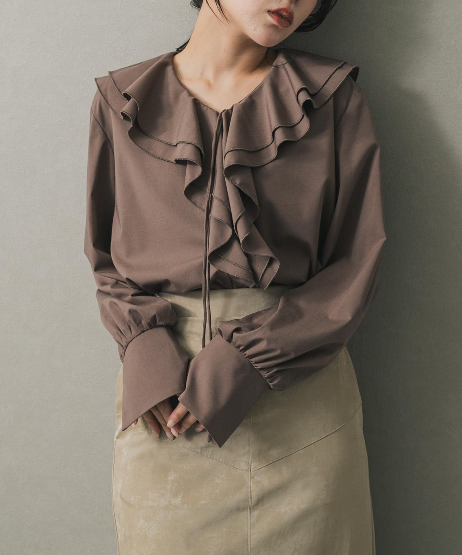 身長：158cm サイズ：one