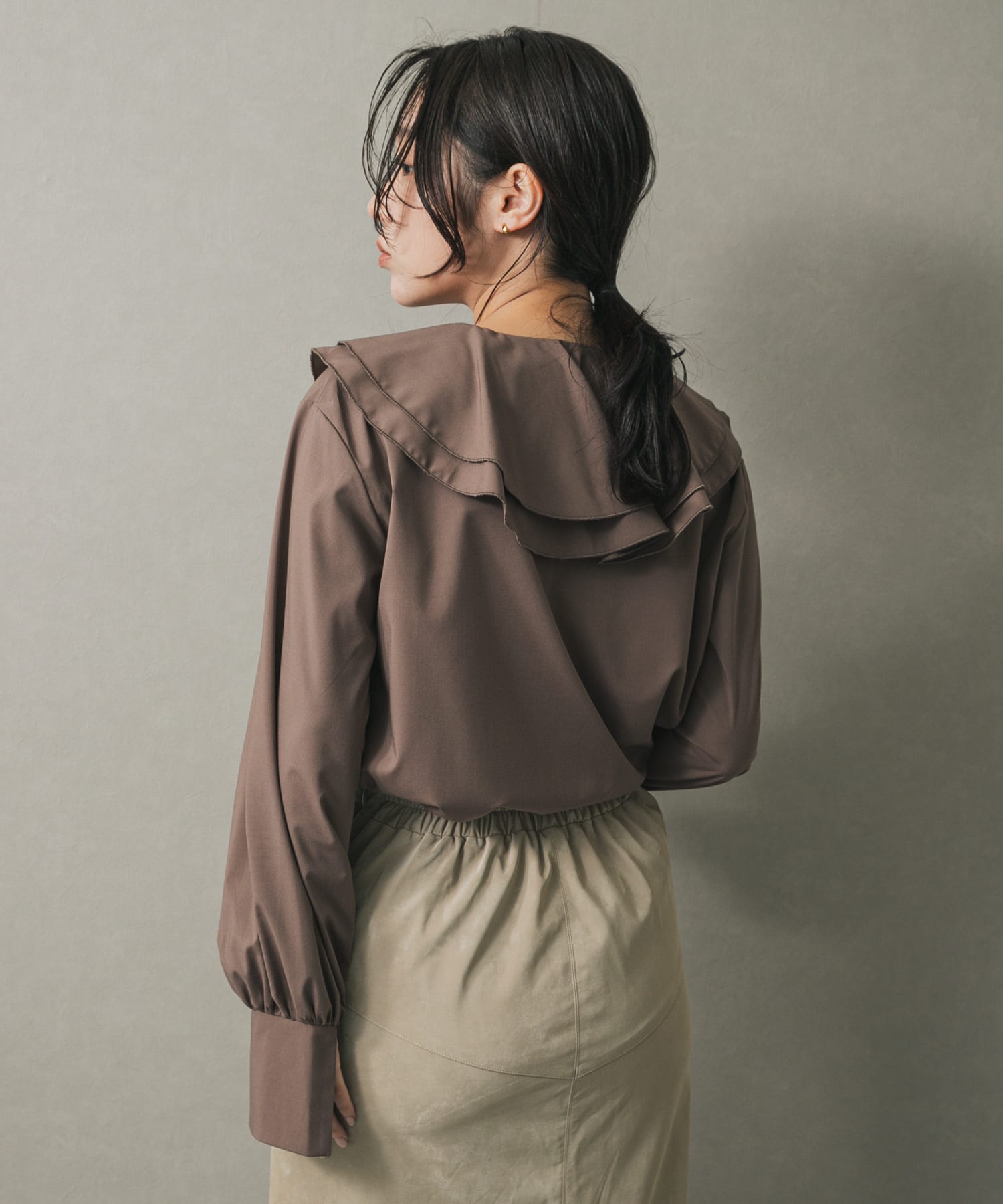 身長：158cm サイズ：one