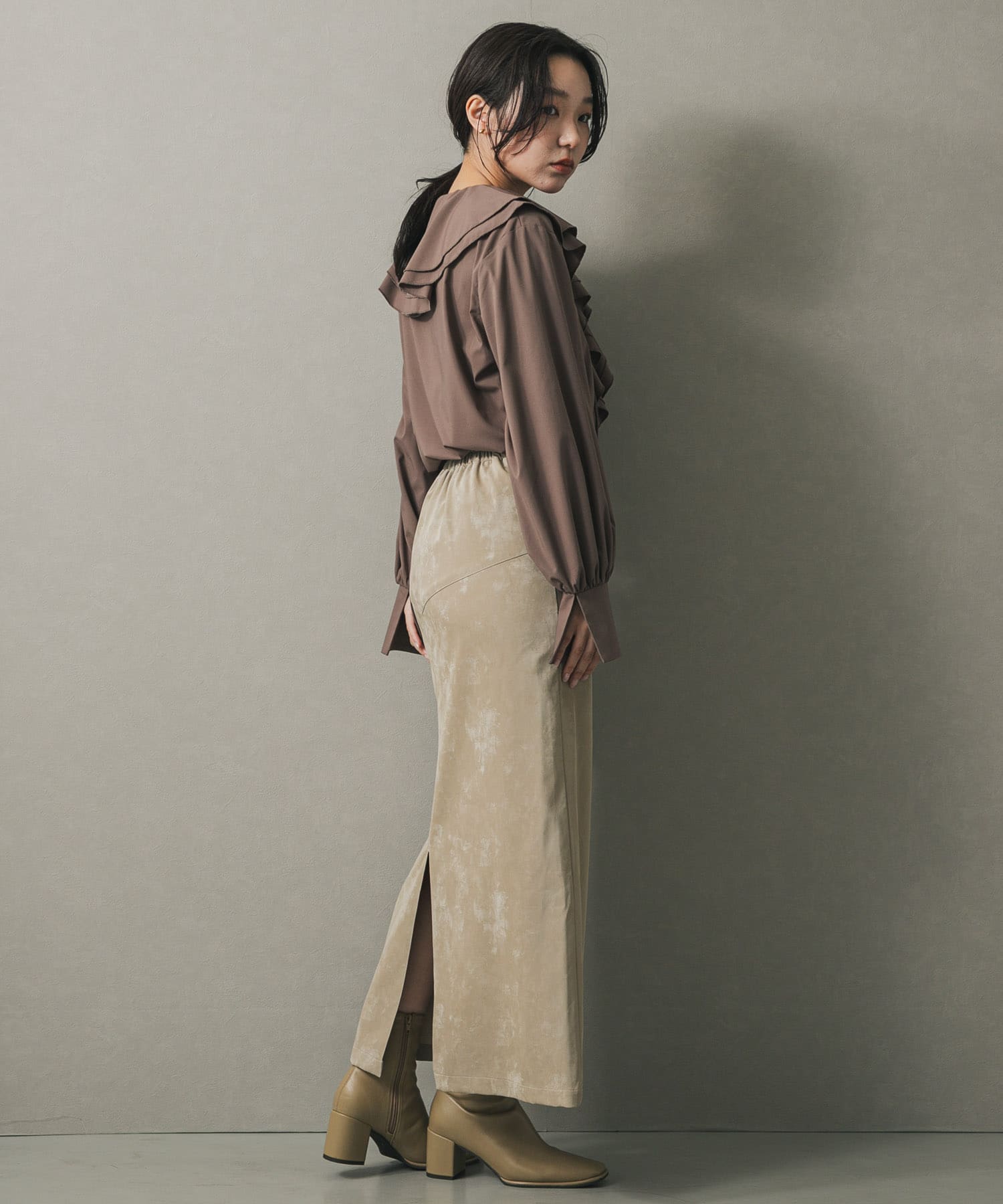 身長：158cm サイズ：one