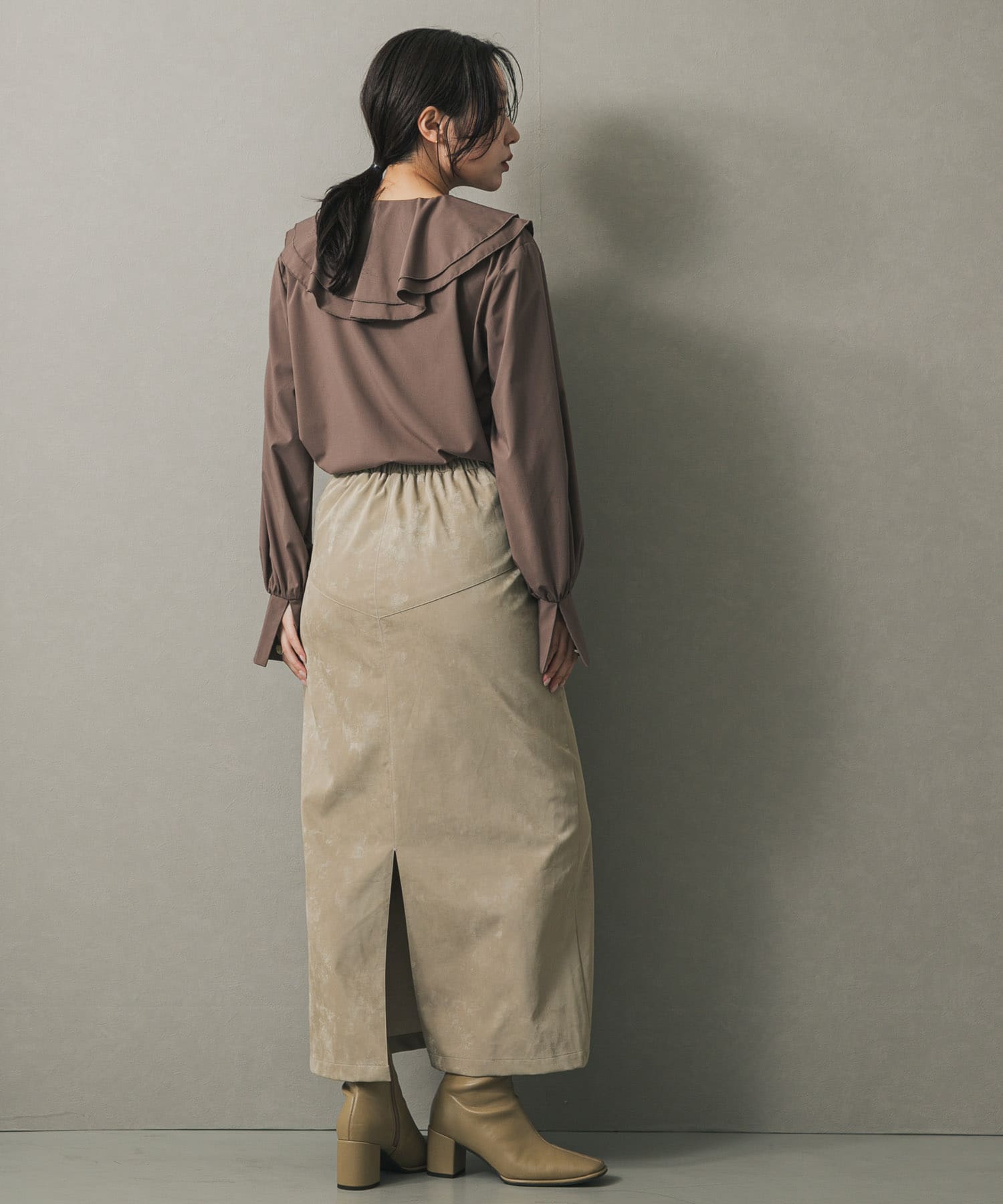 身長：158cm サイズ：one