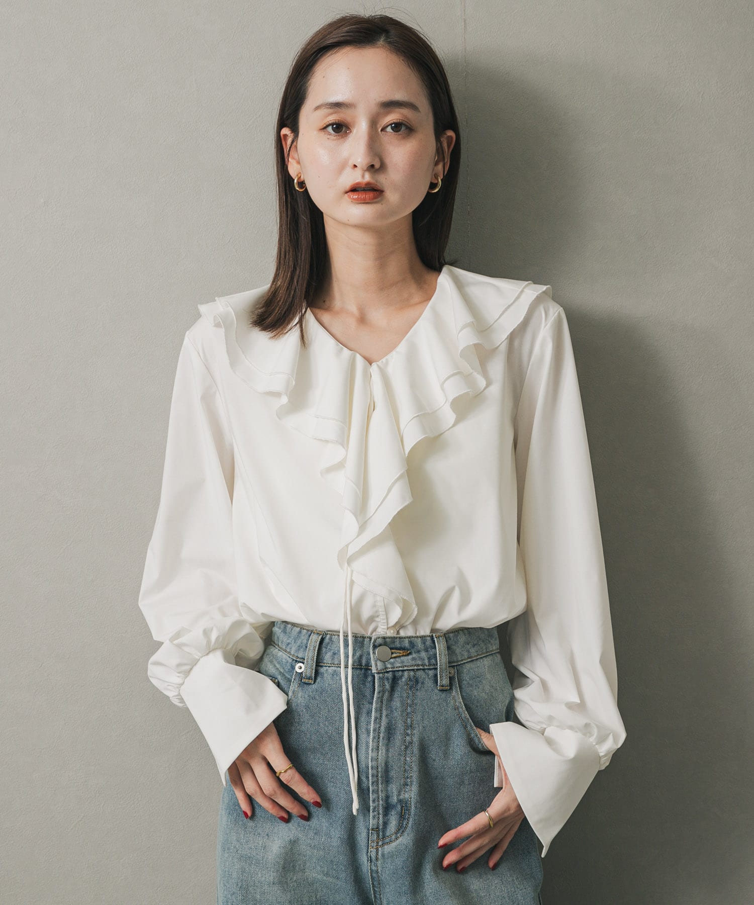 身長：169cm サイズ：one