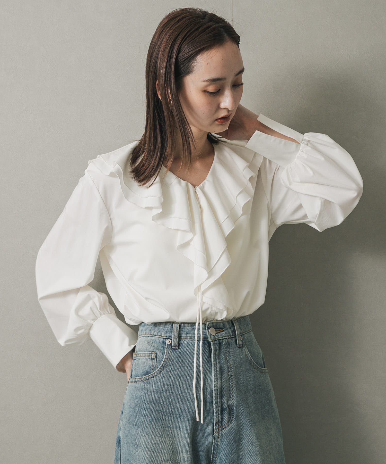 身長：169cm サイズ：one