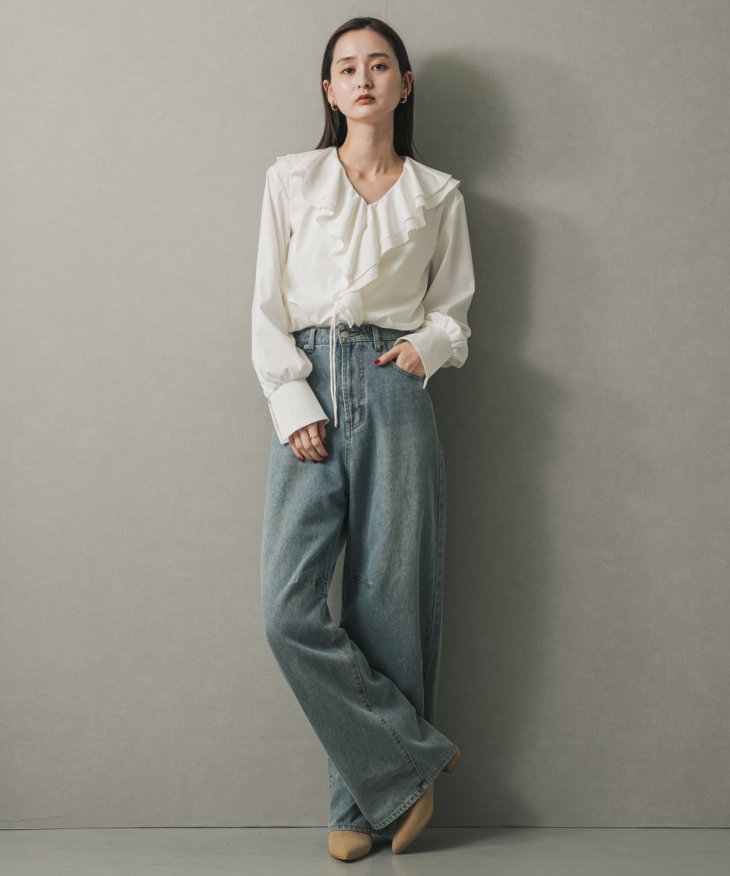 身長：169cm サイズ：one