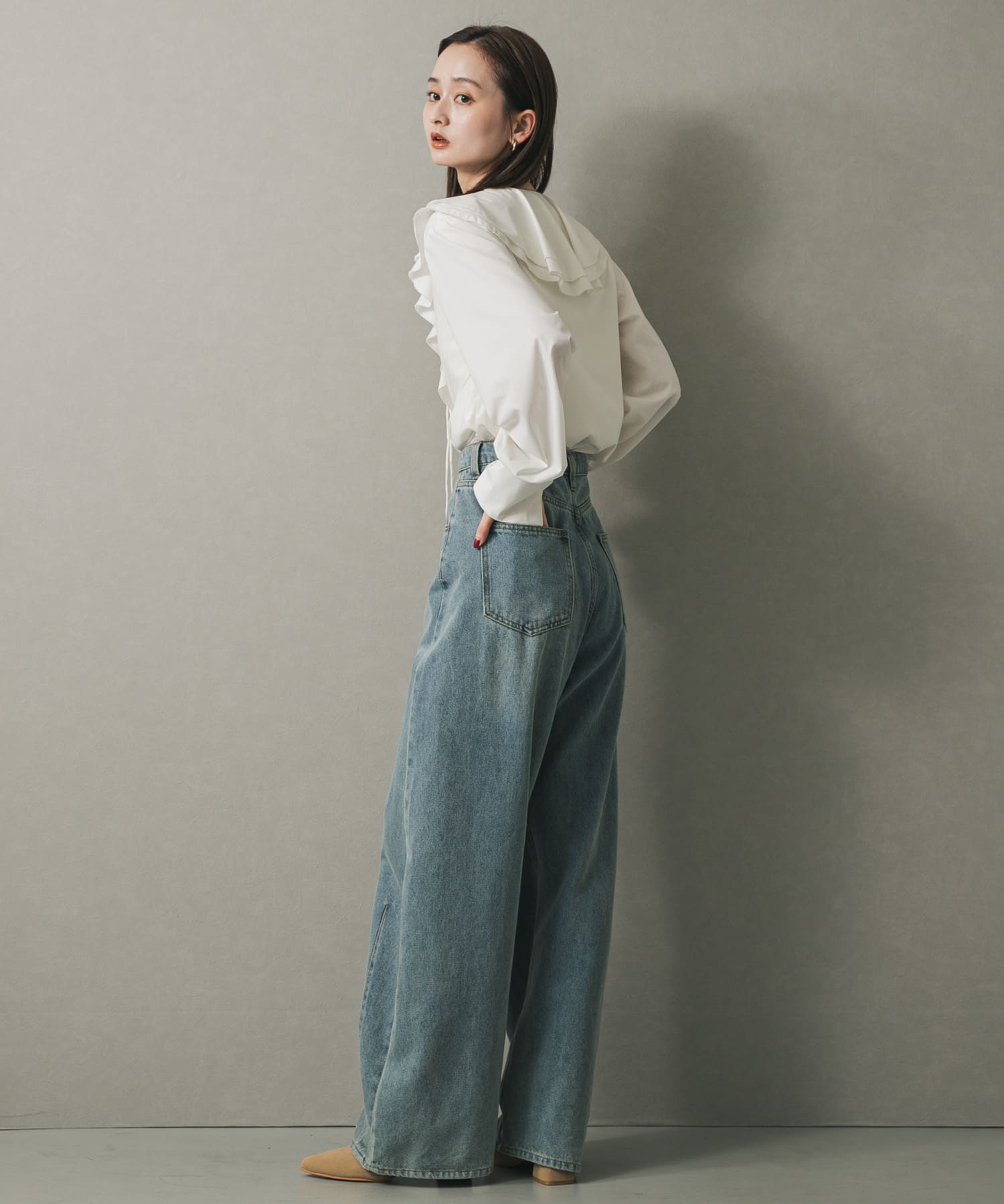 身長：169cm サイズ：one