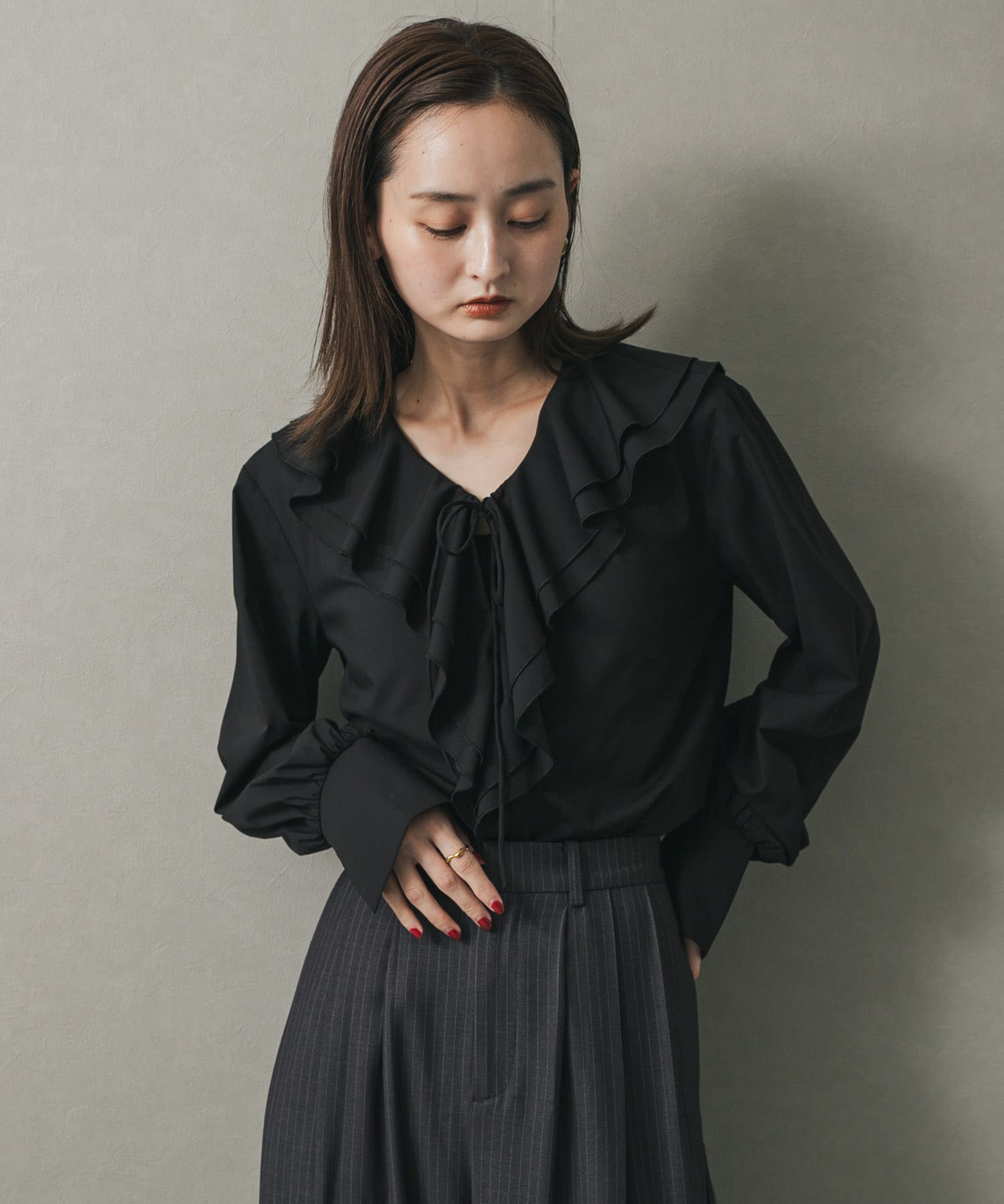 身長：169cm サイズ：one