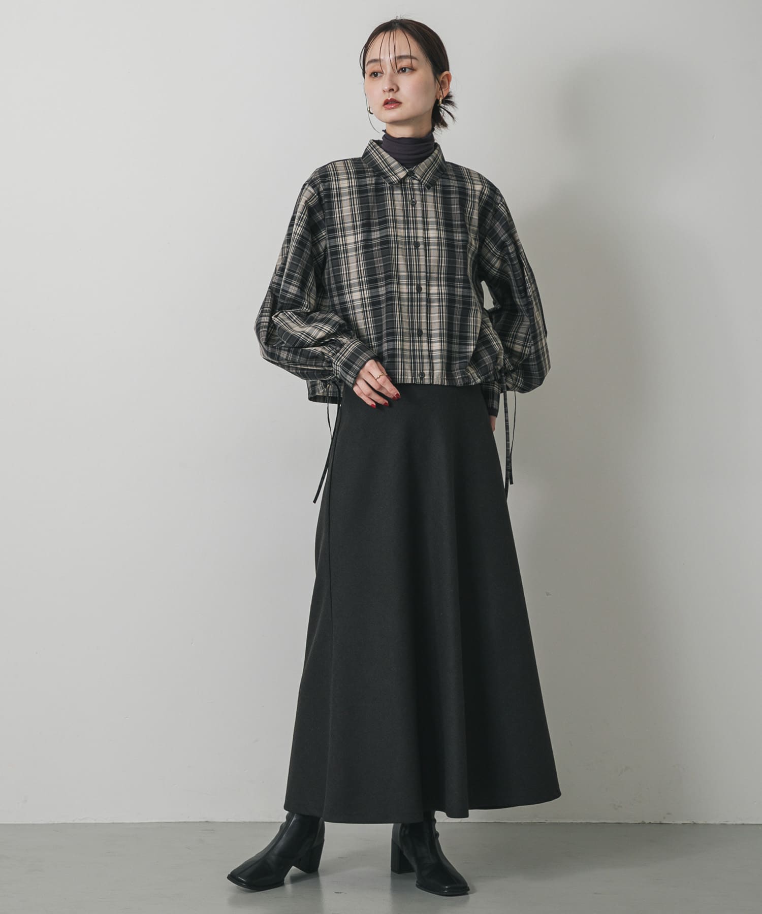 身長：169cm サイズ：one