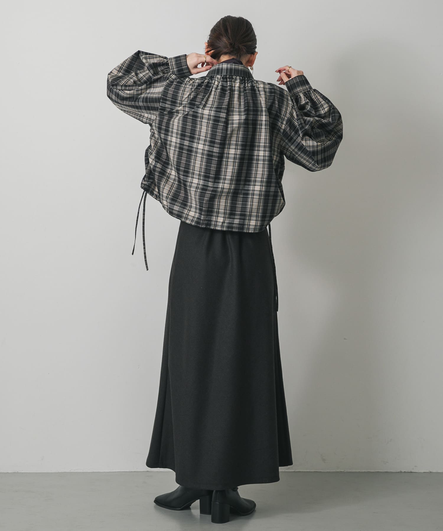 身長：169cm サイズ：one