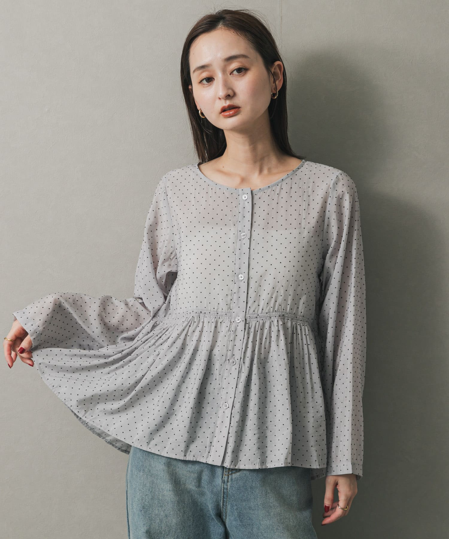 身長：169cm サイズ：one