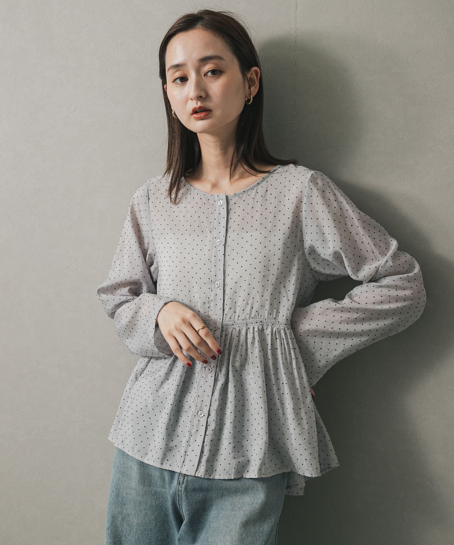 身長：169cm サイズ：one