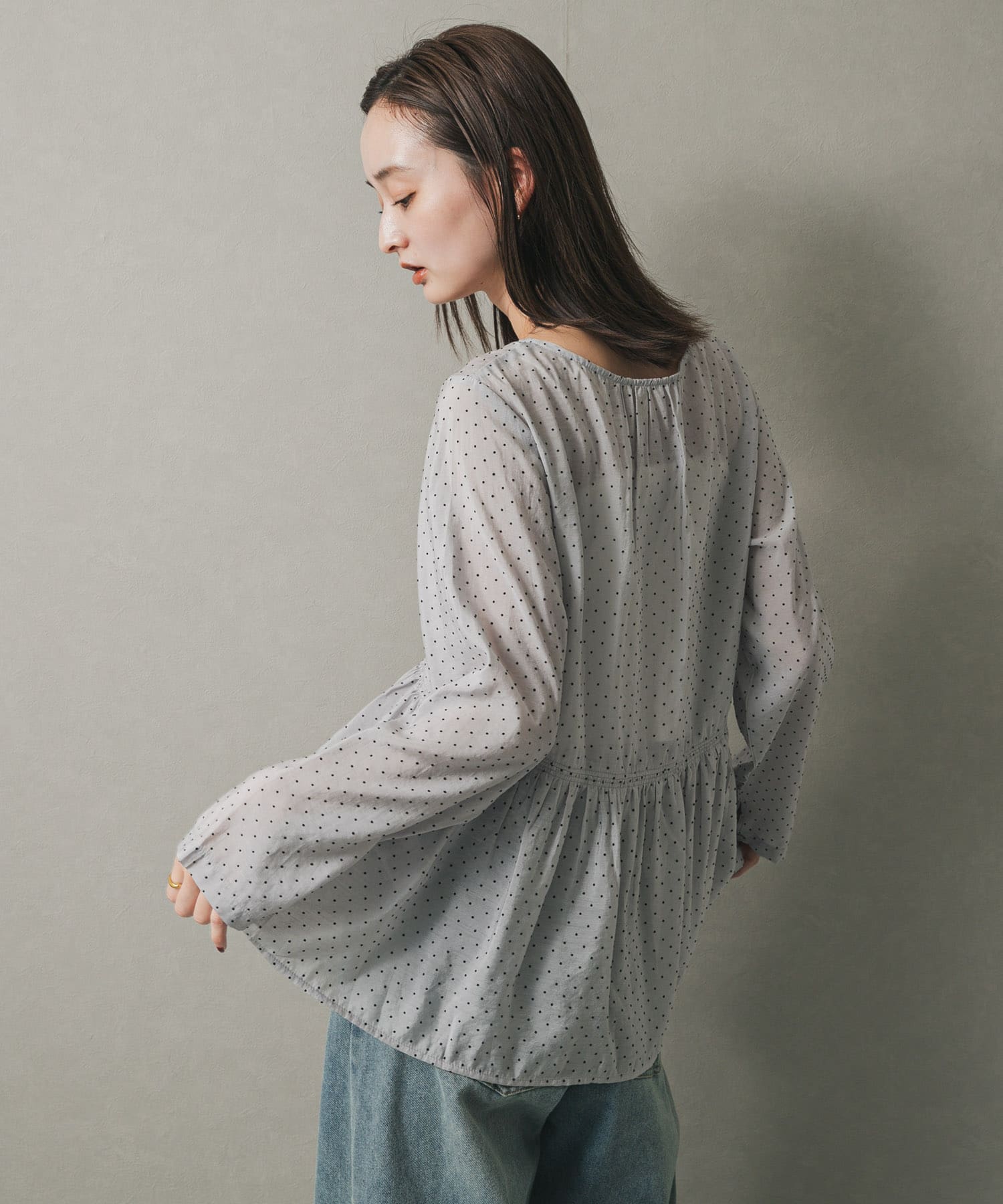 身長：169cm サイズ：one