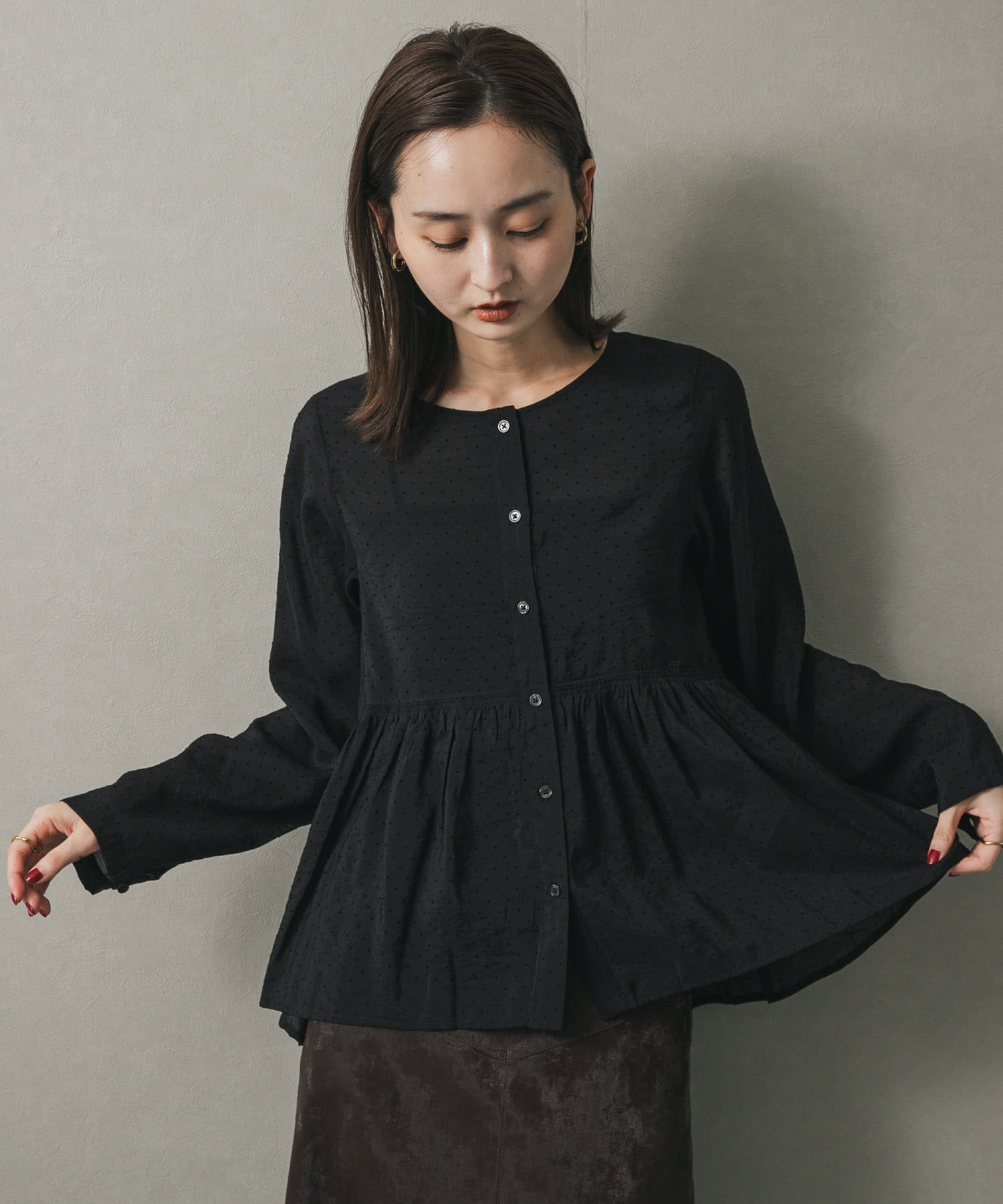 身長：169cm サイズ：one