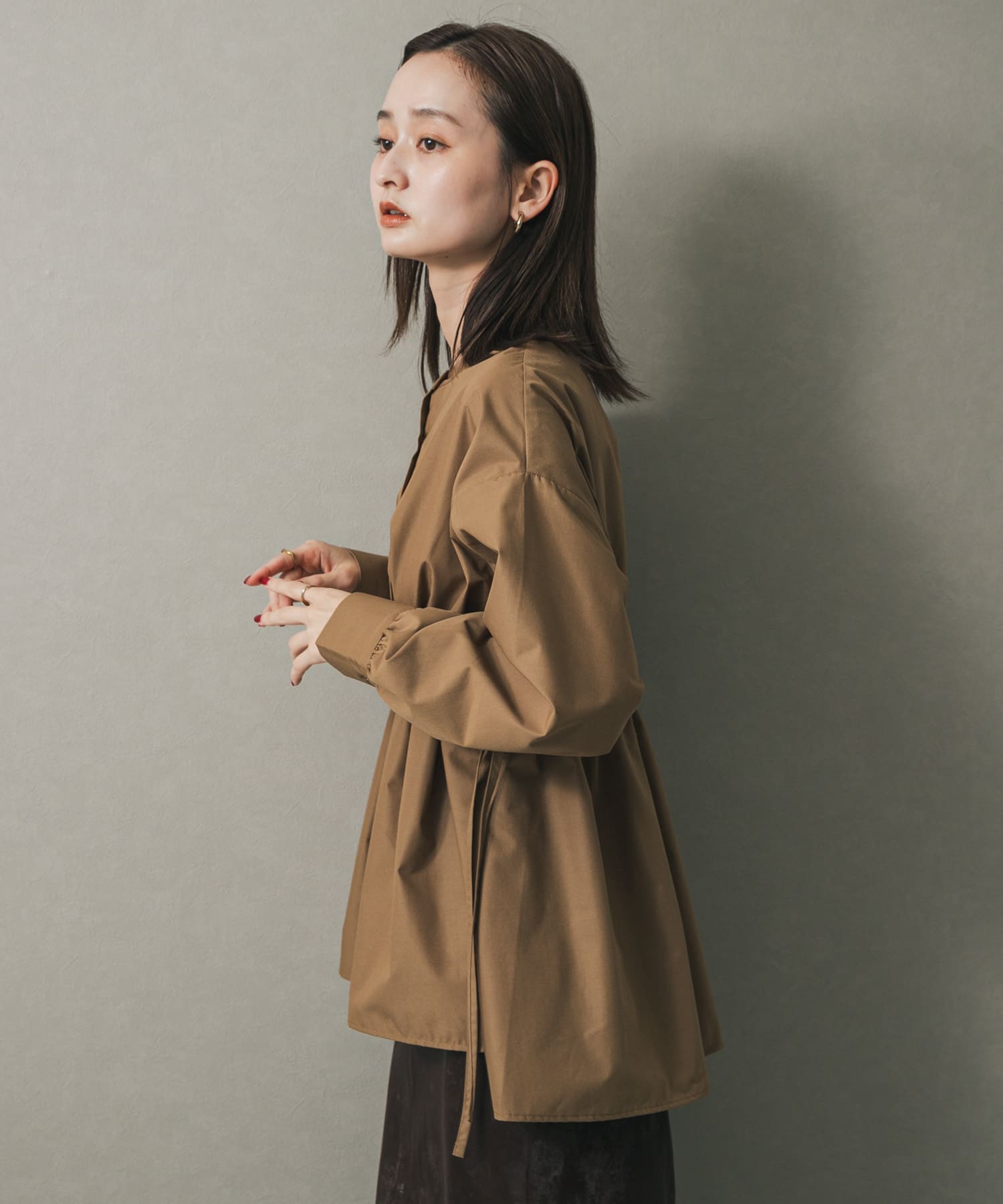 身長：169cm サイズ：one