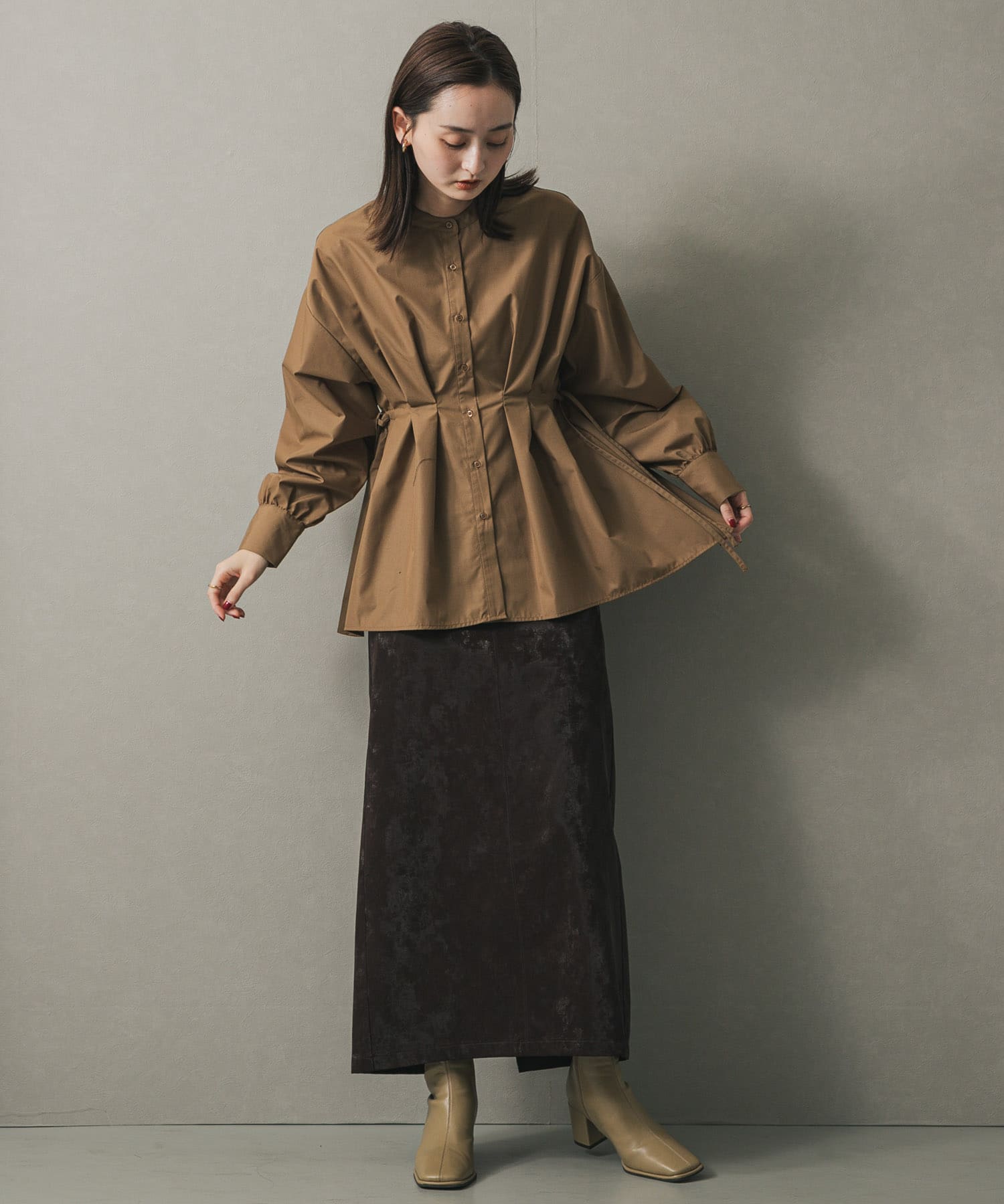 身長：169cm サイズ：one