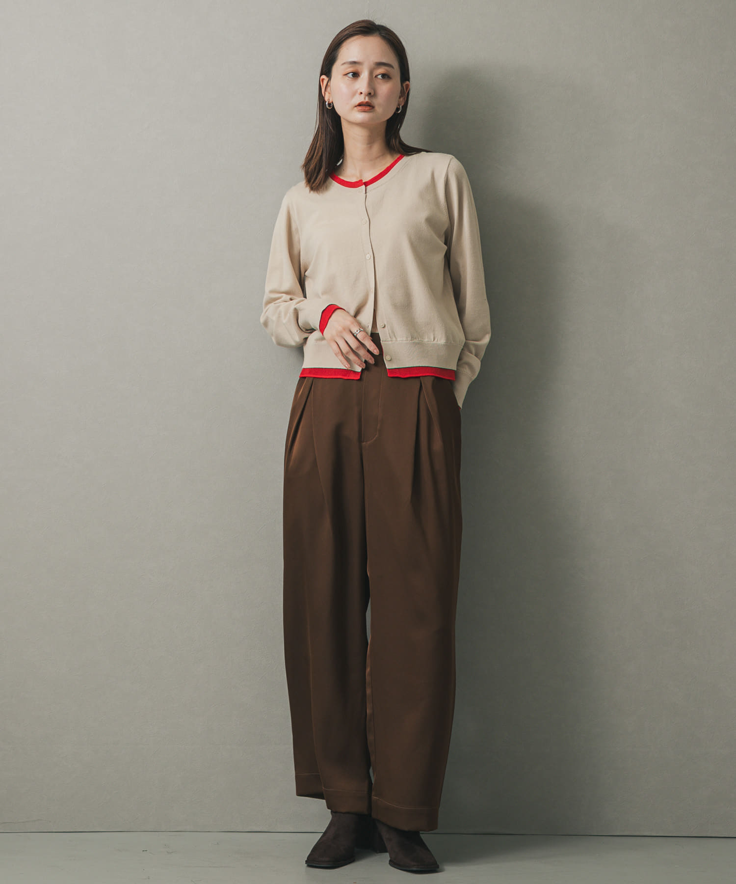 身長：169cm サイズ：one