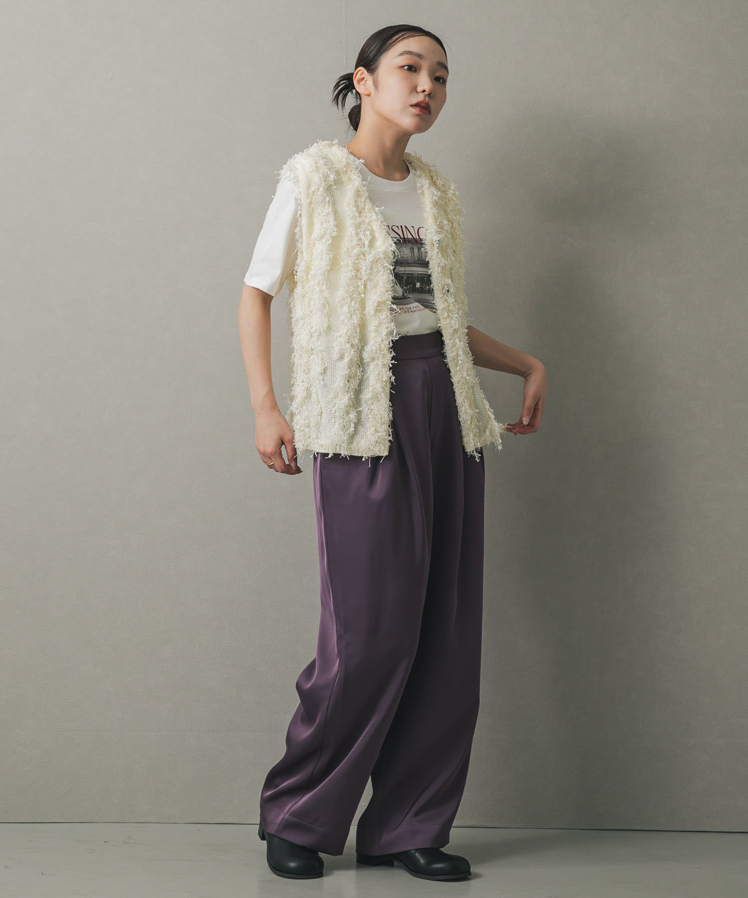 身長：158cm サイズ：one