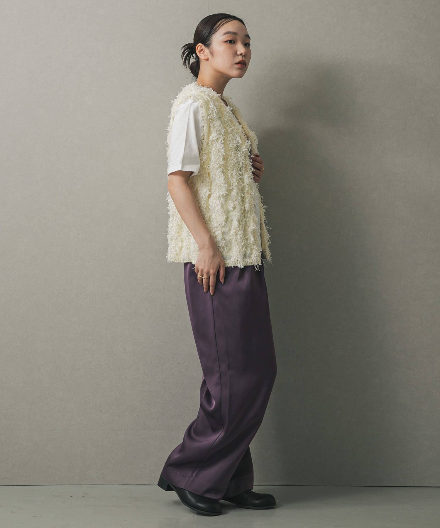 身長：158cm サイズ：one