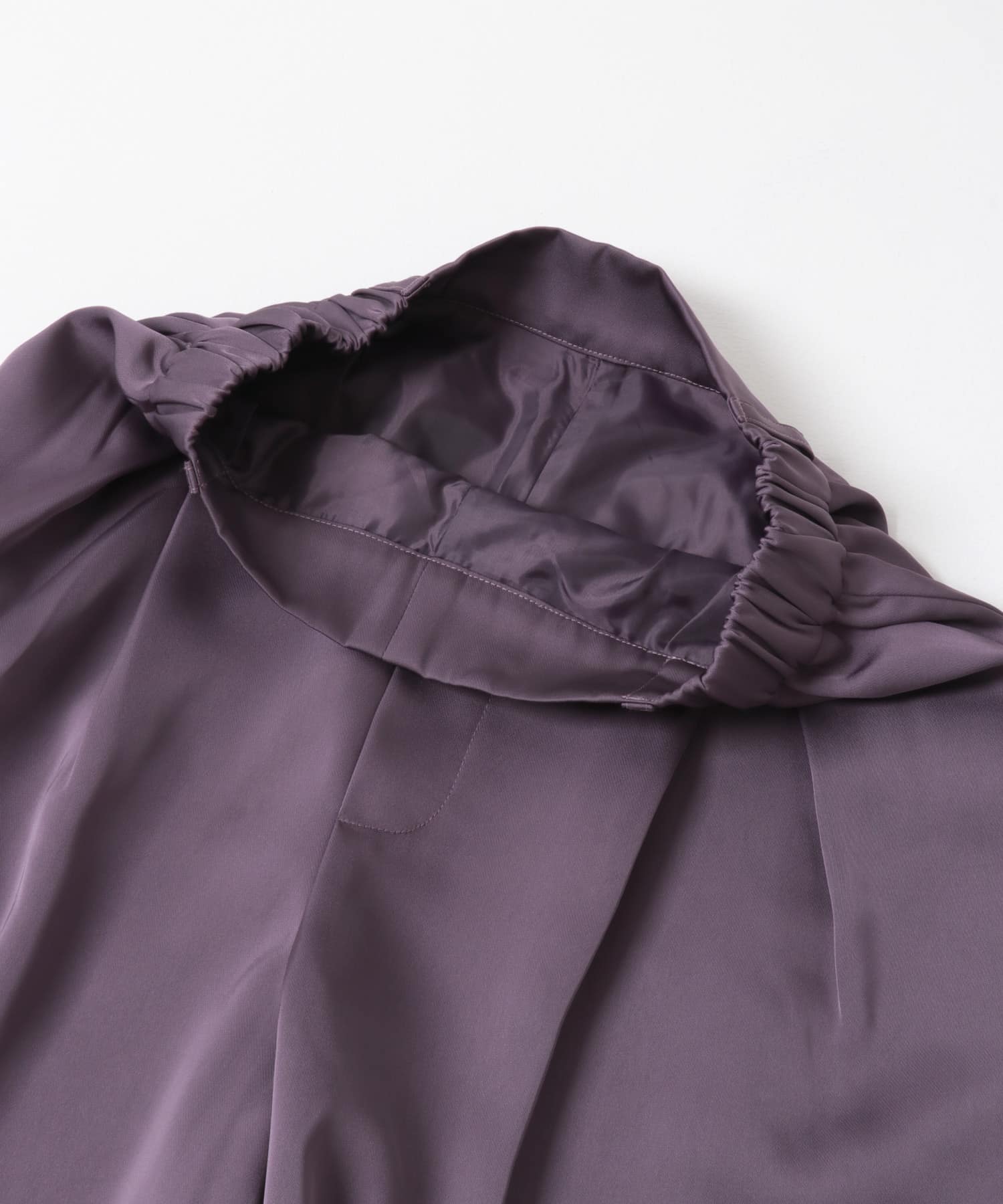 サテンインタックパンツ PURPLE one