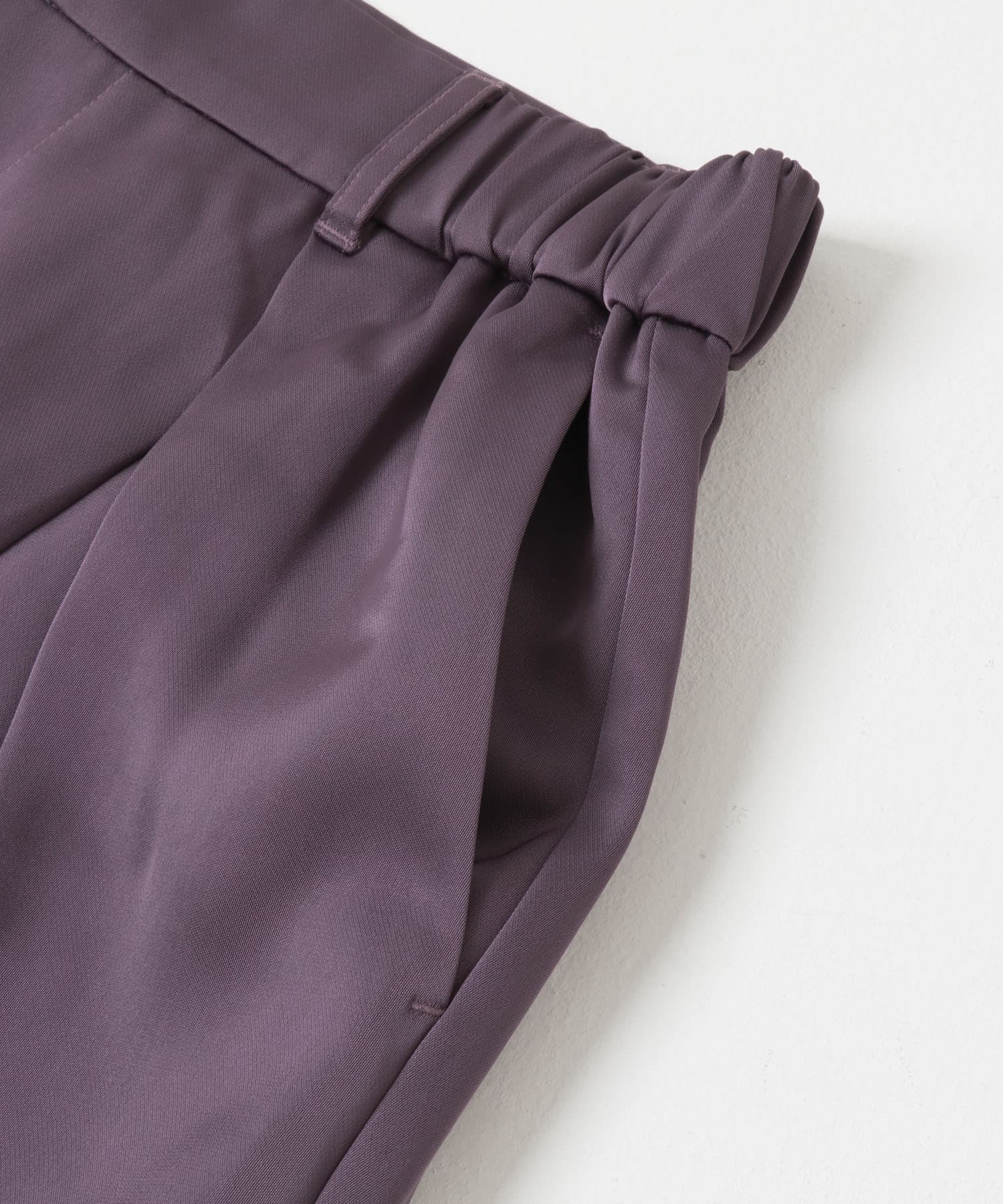 サテンインタックパンツ PURPLE one