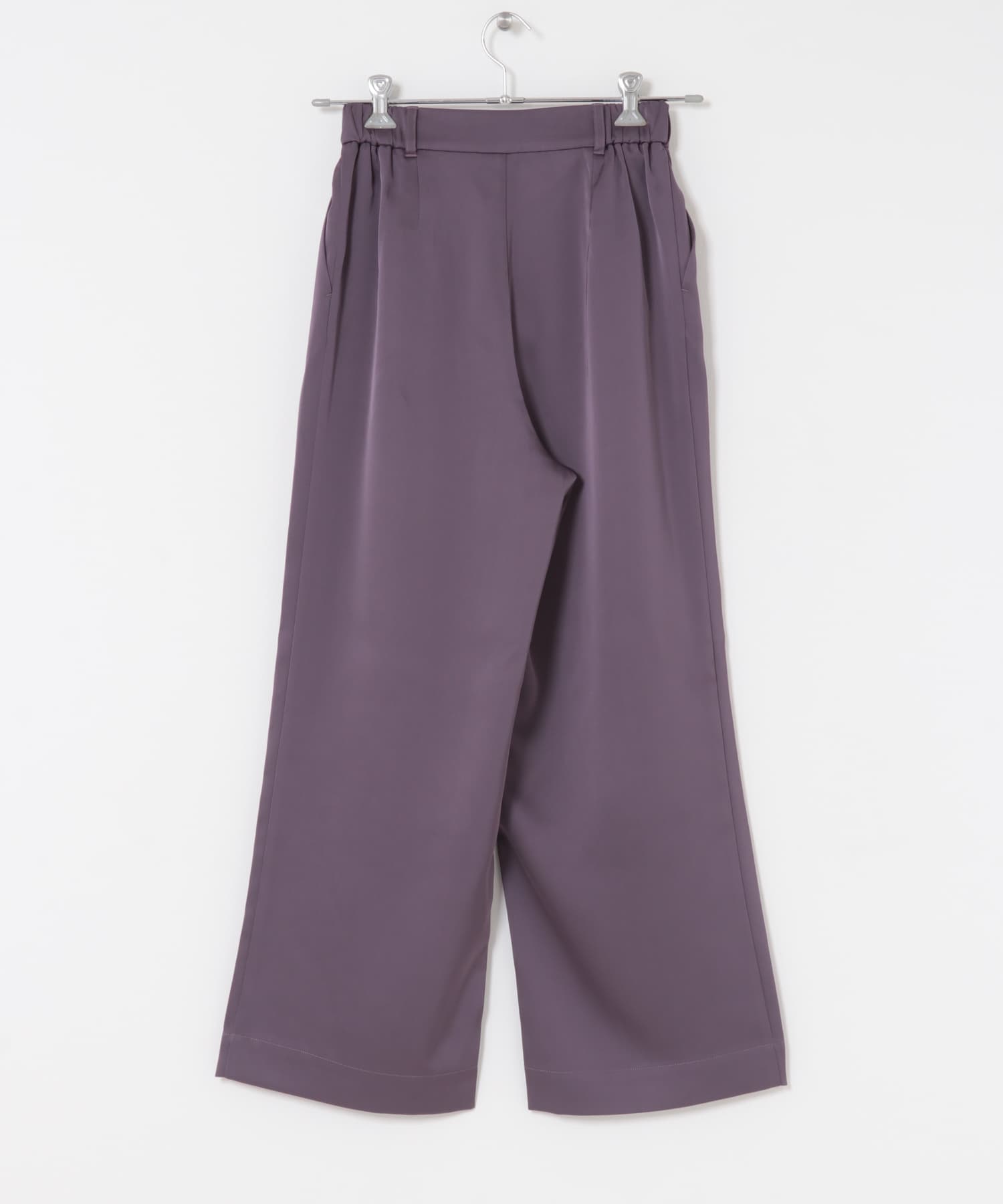 サテンインタックパンツ PURPLE one