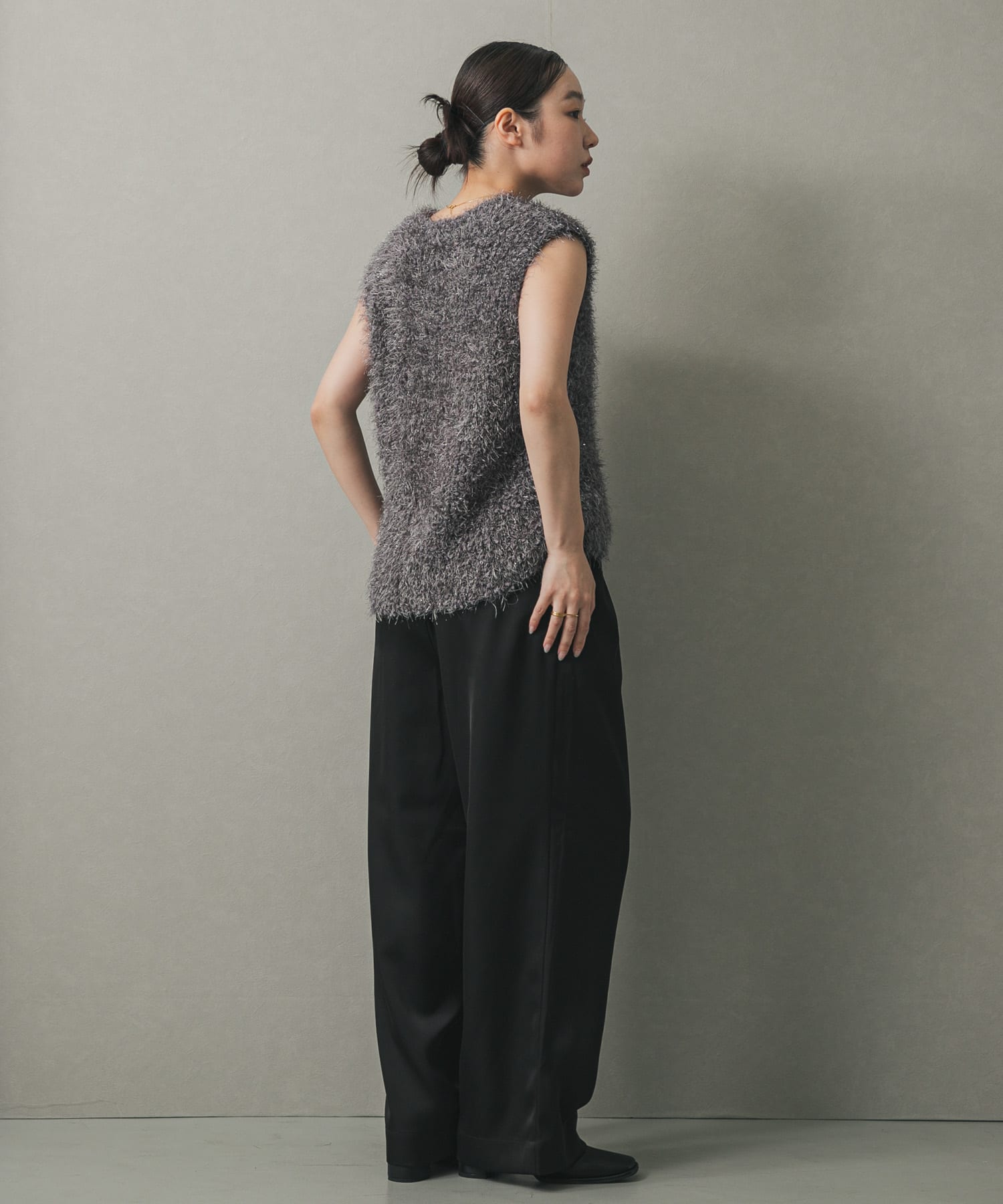 身長：158cm サイズ：one