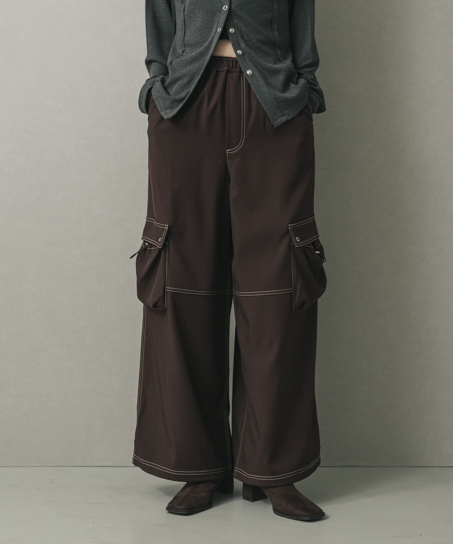 ステッチカーゴイージーパンツ