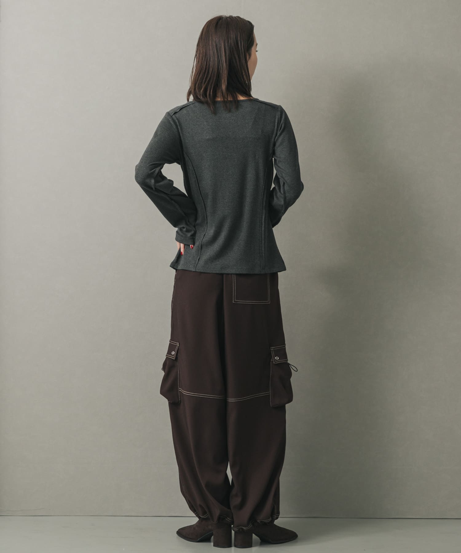 身長：169cm サイズ：one