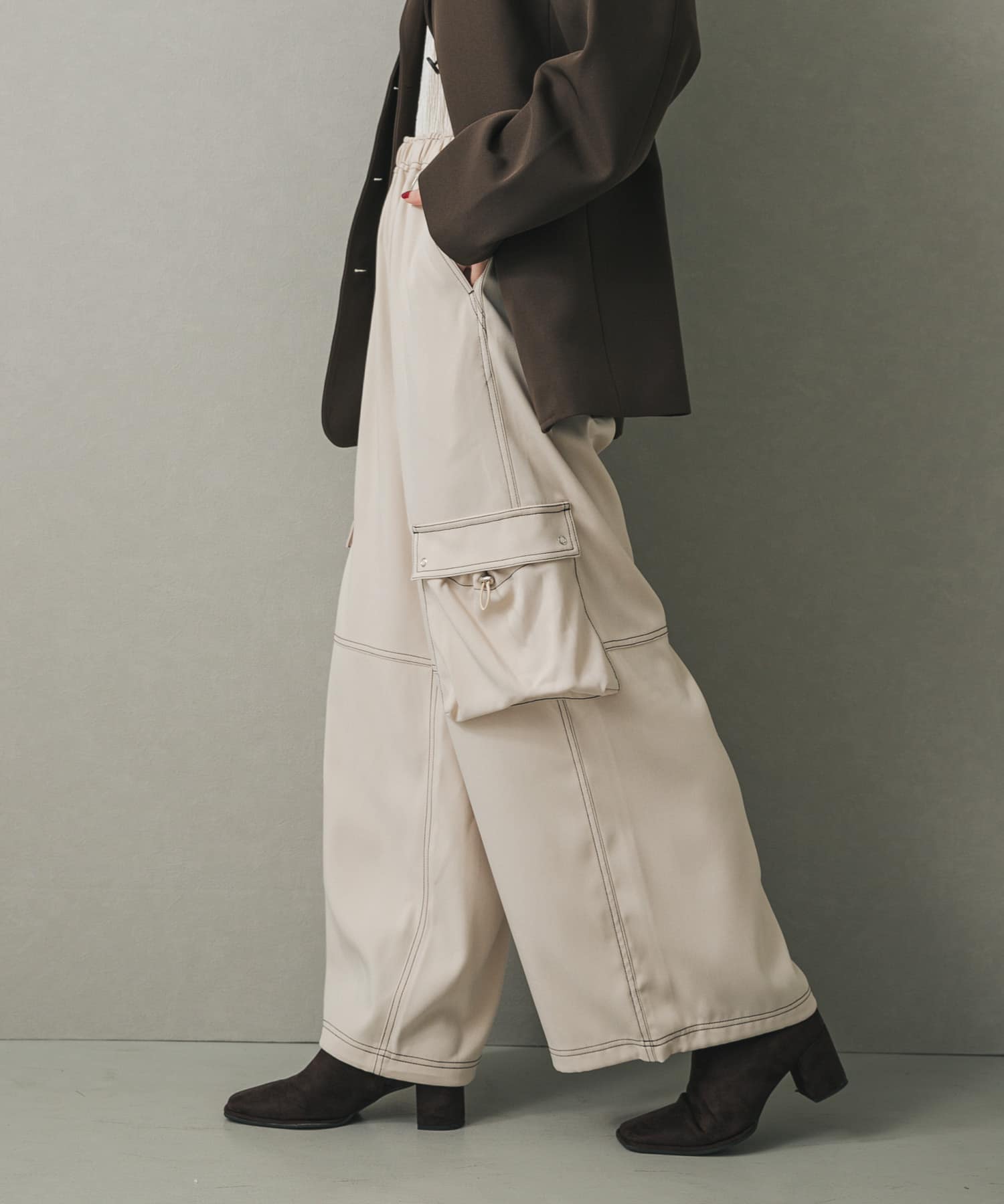 ステッチカーゴイージーパンツ