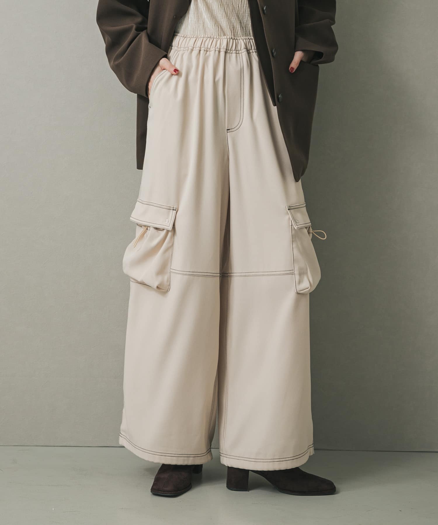 身長：169cm サイズ：one