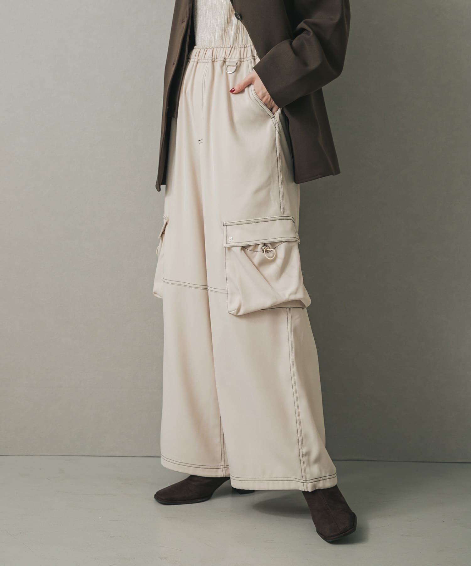 身長：169cm サイズ：one