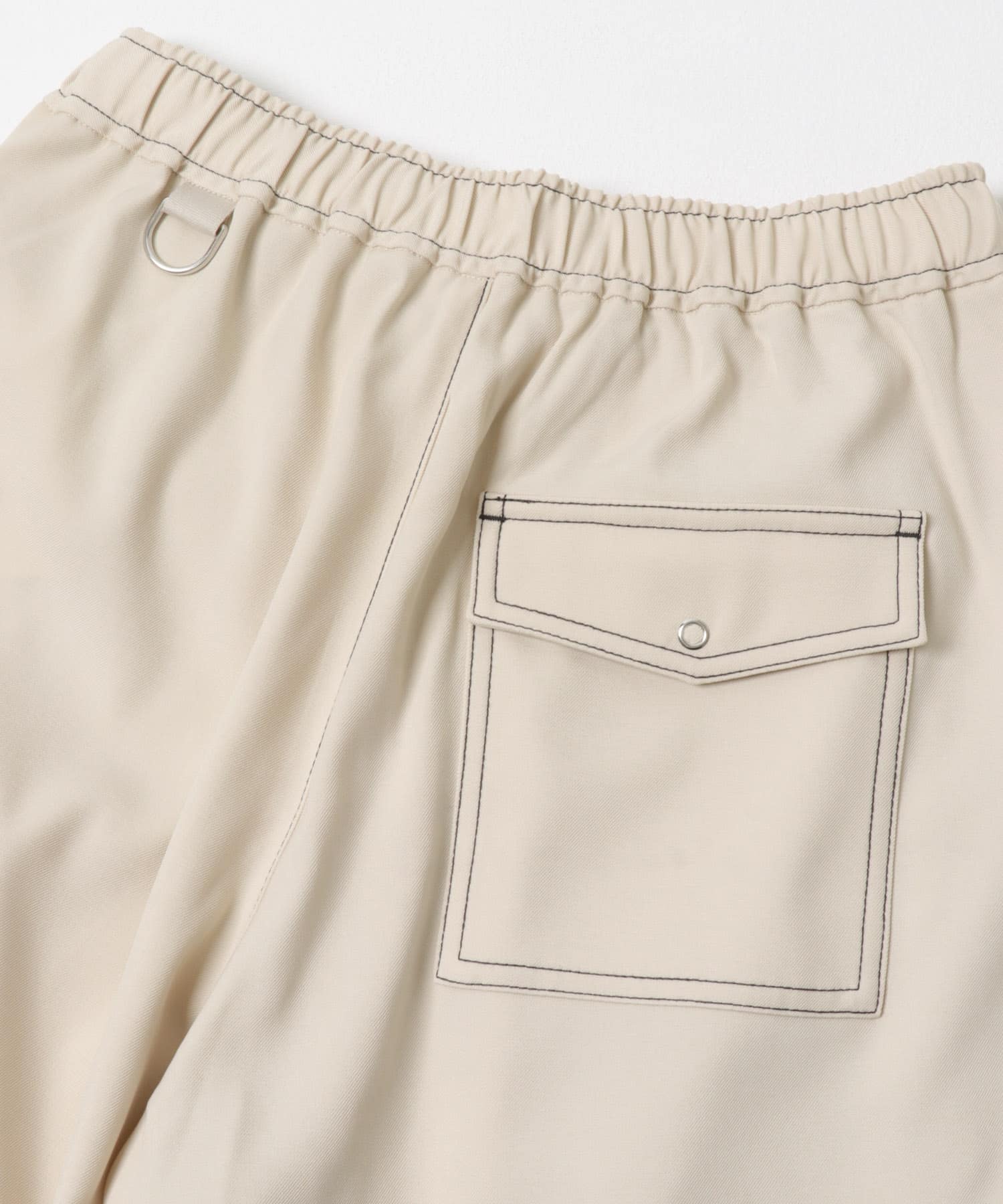 ステッチカーゴイージーパンツ IVORY one