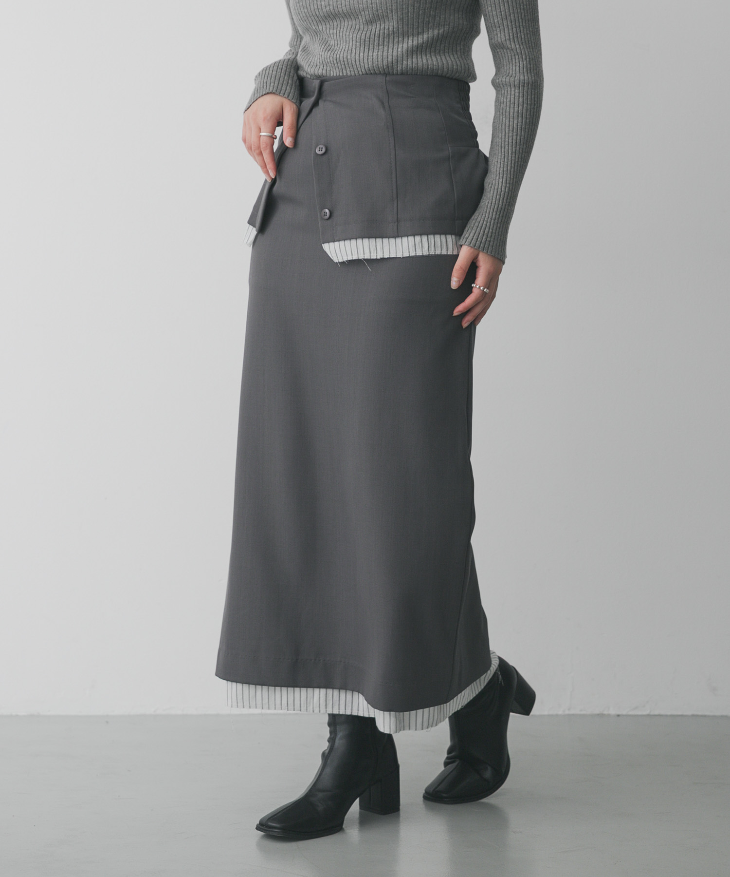 マルチウェイレイヤードスカート