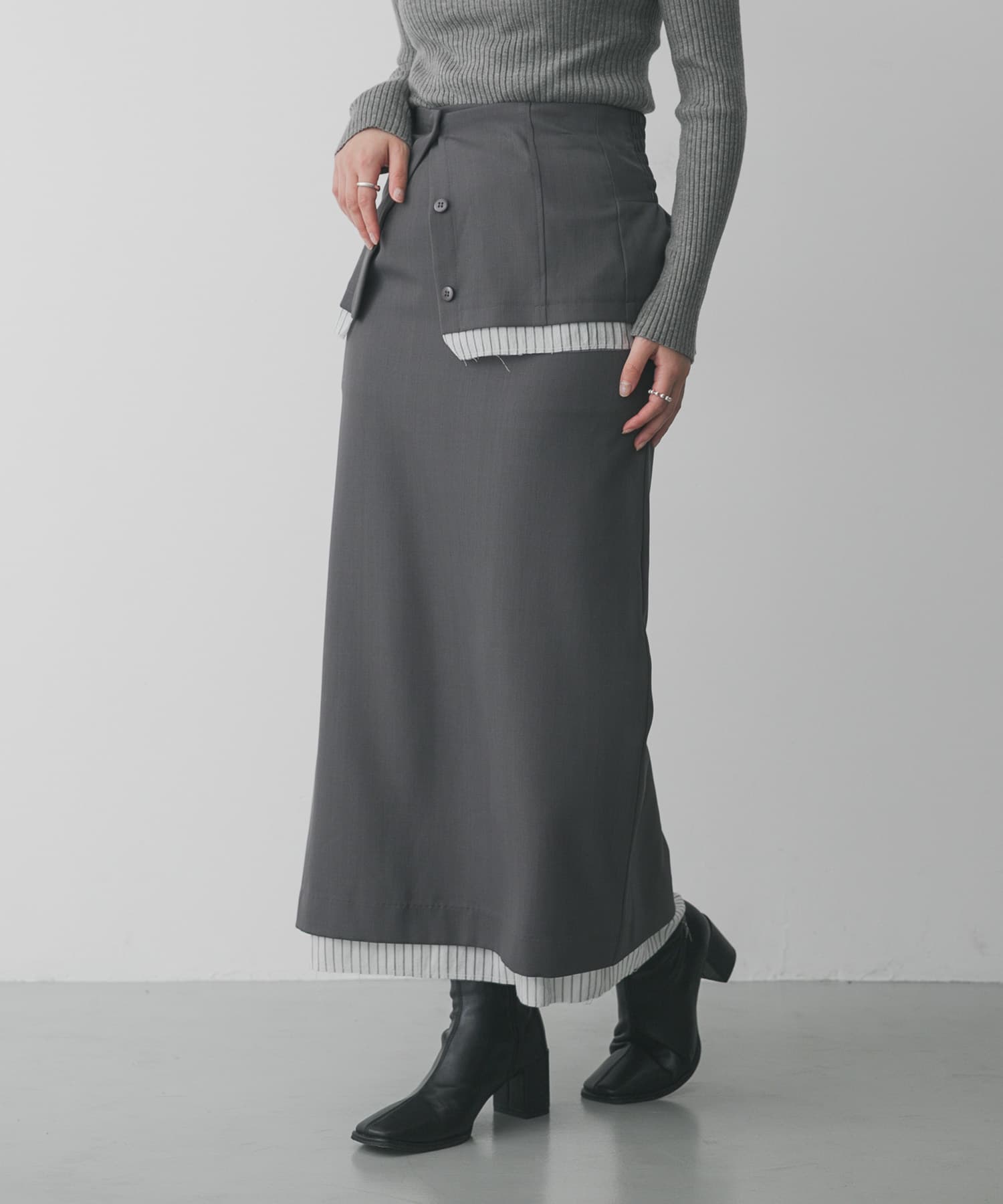 マルチウェイレイヤードスカート