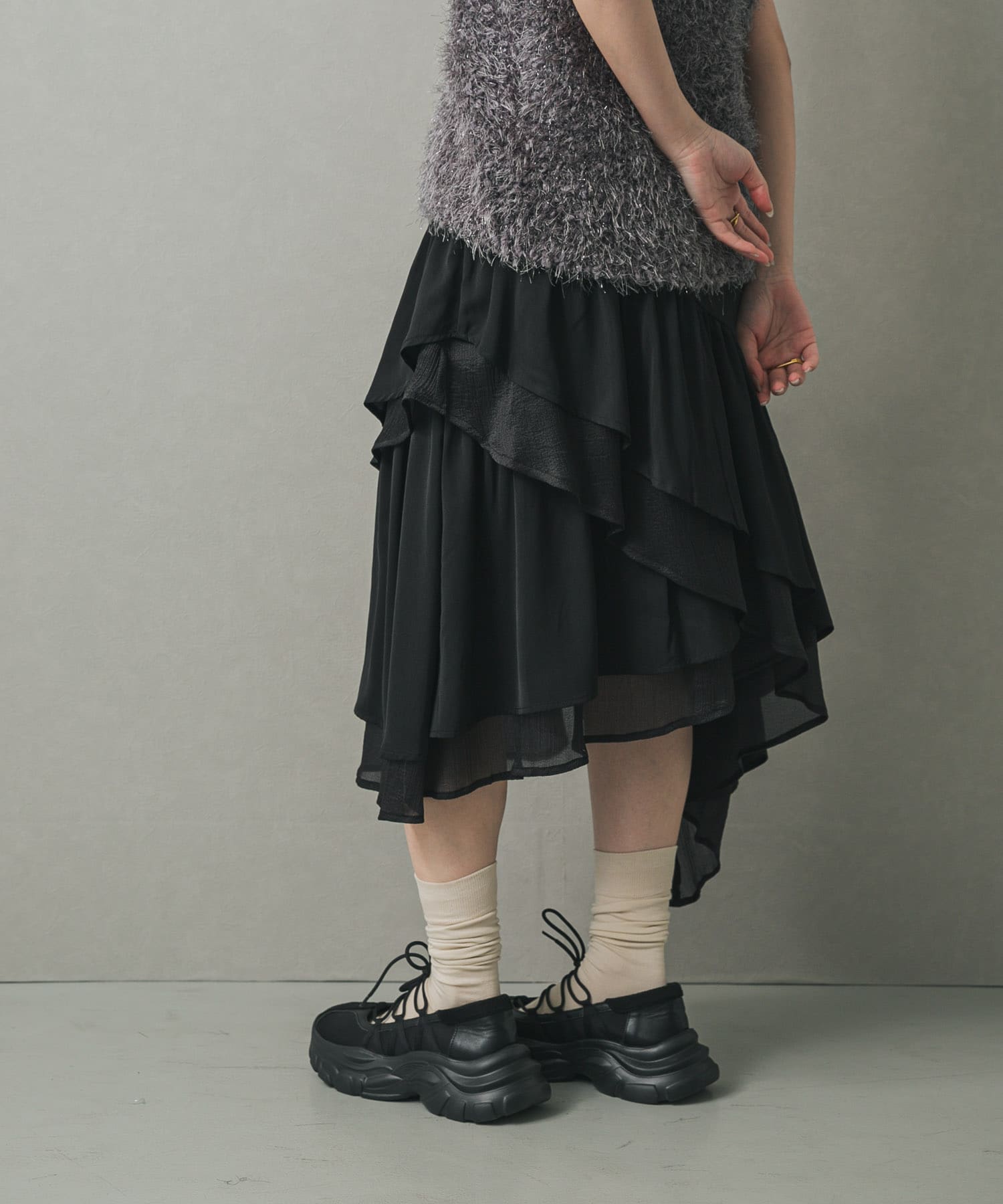 身長：158cm サイズ：one