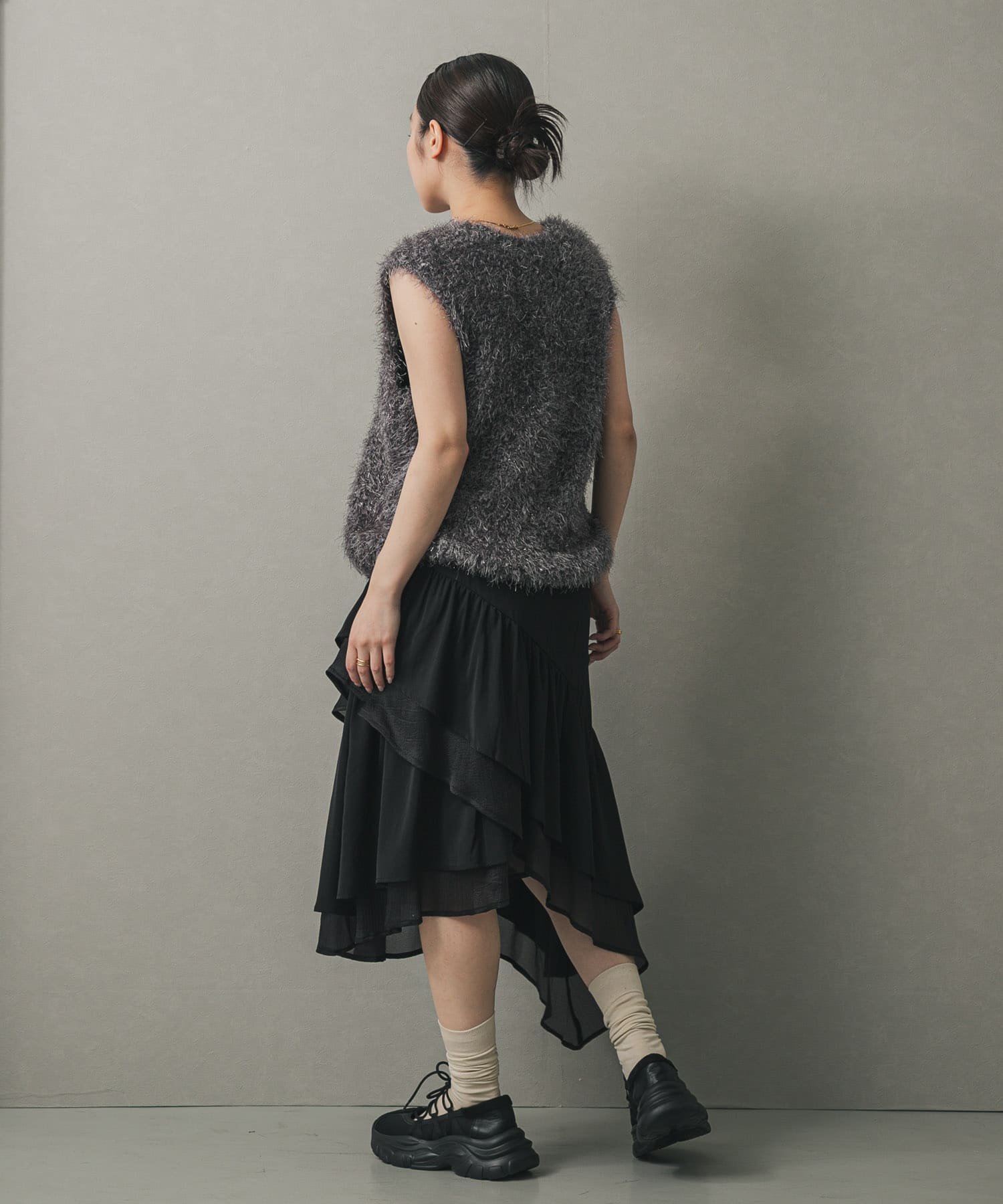 身長：158cm サイズ：one