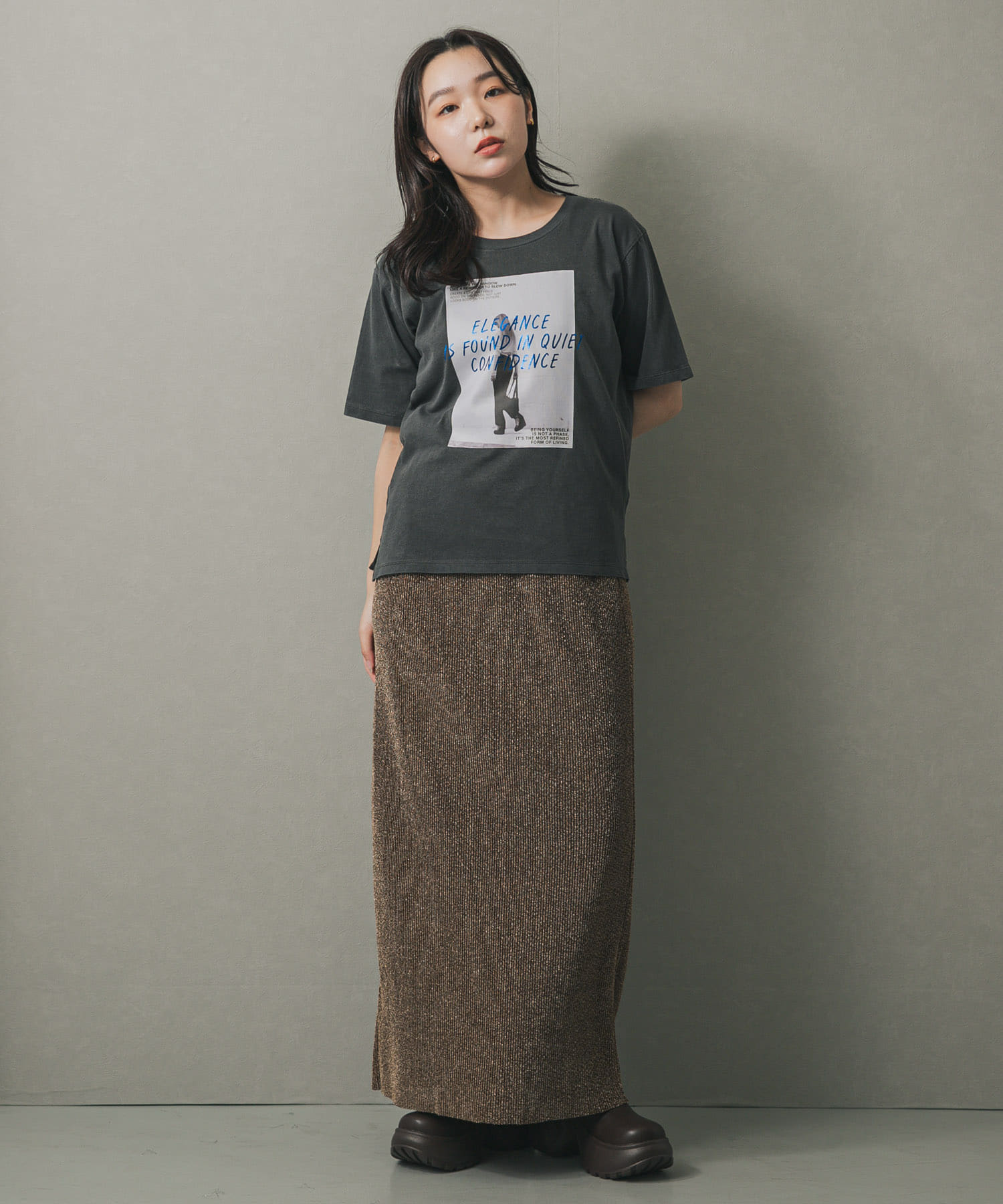 身長：158cm サイズ：one