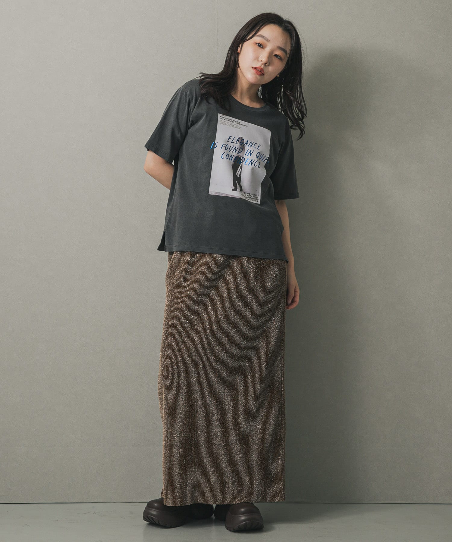 身長：158cm サイズ：one