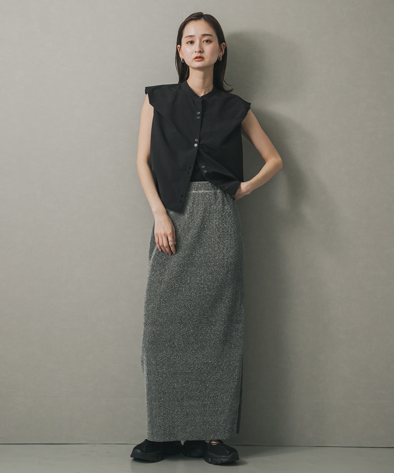 身長：169cm サイズ：one