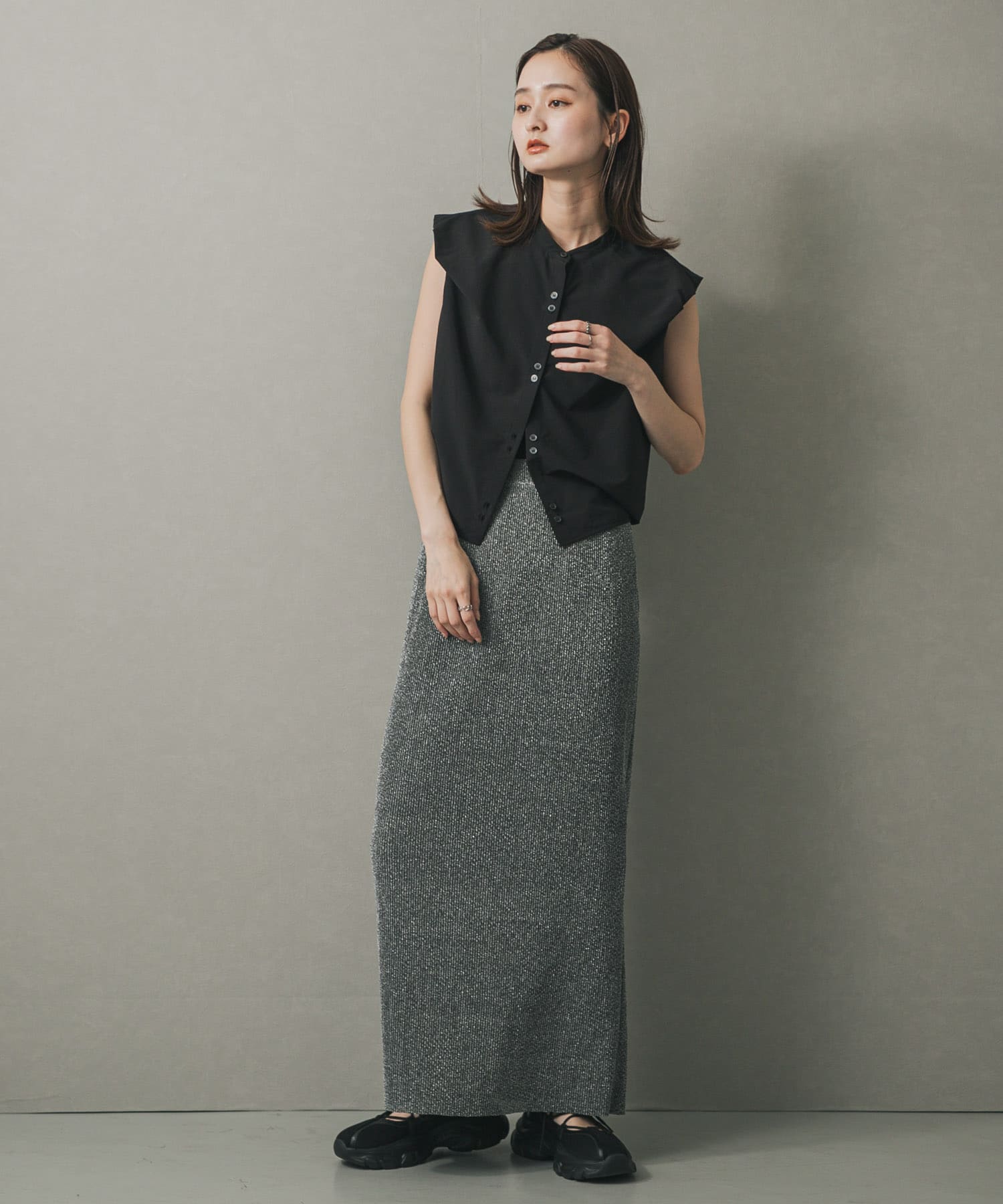 身長：169cm サイズ：one