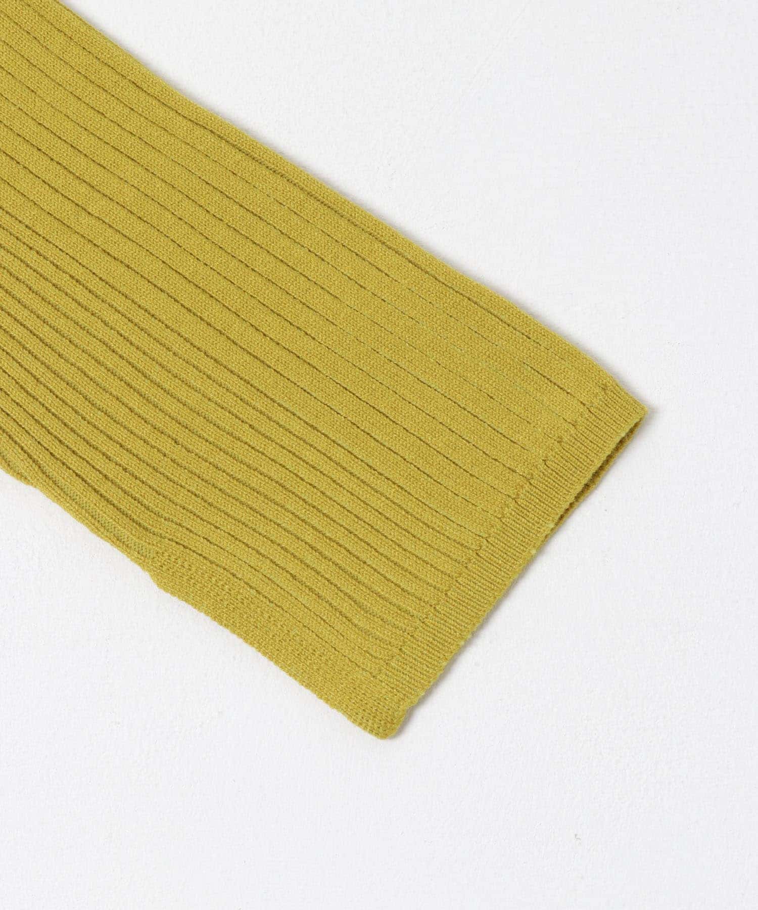 エリツキリブニットワンピース YELLOW one