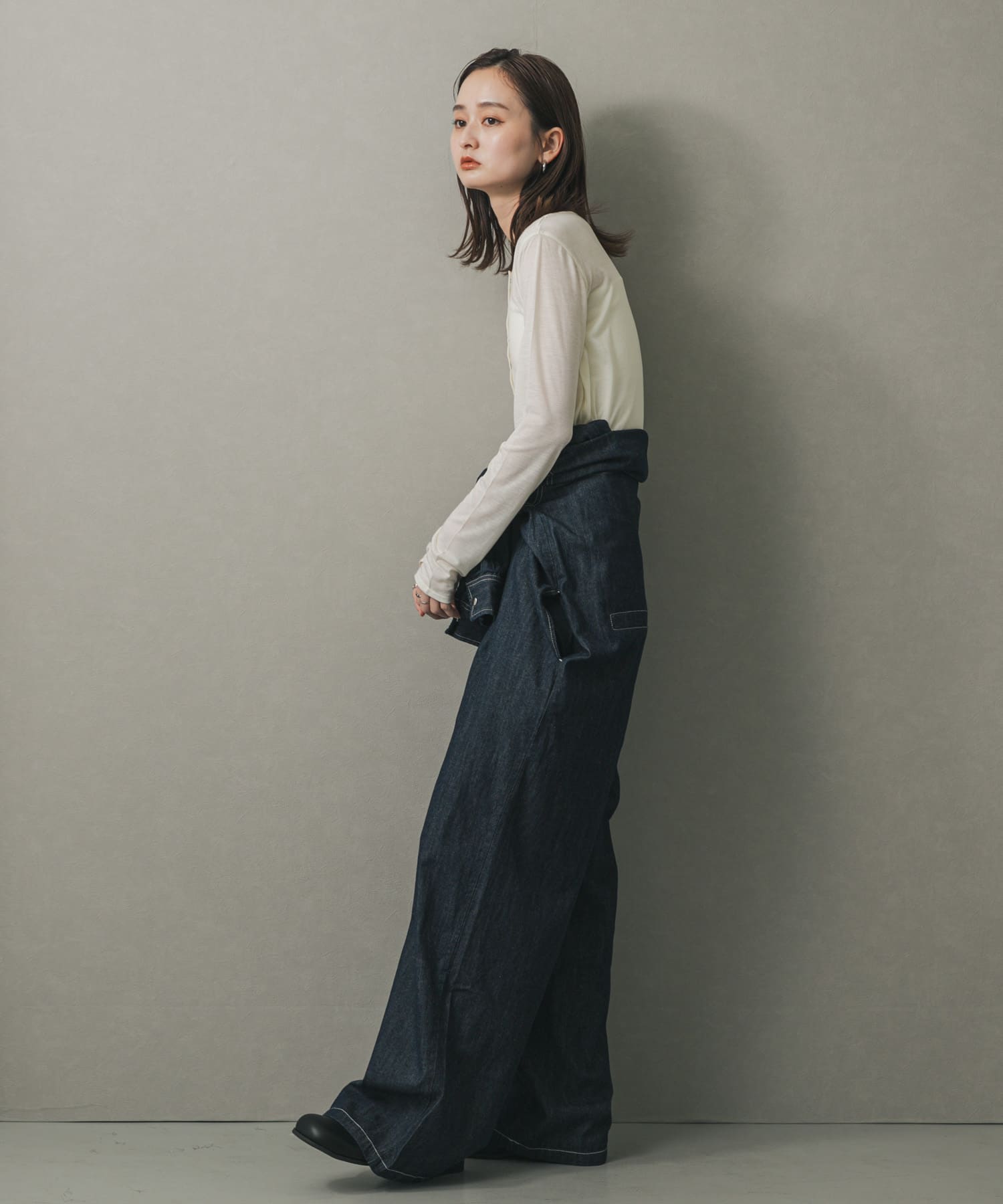 身長：169cm サイズ：one