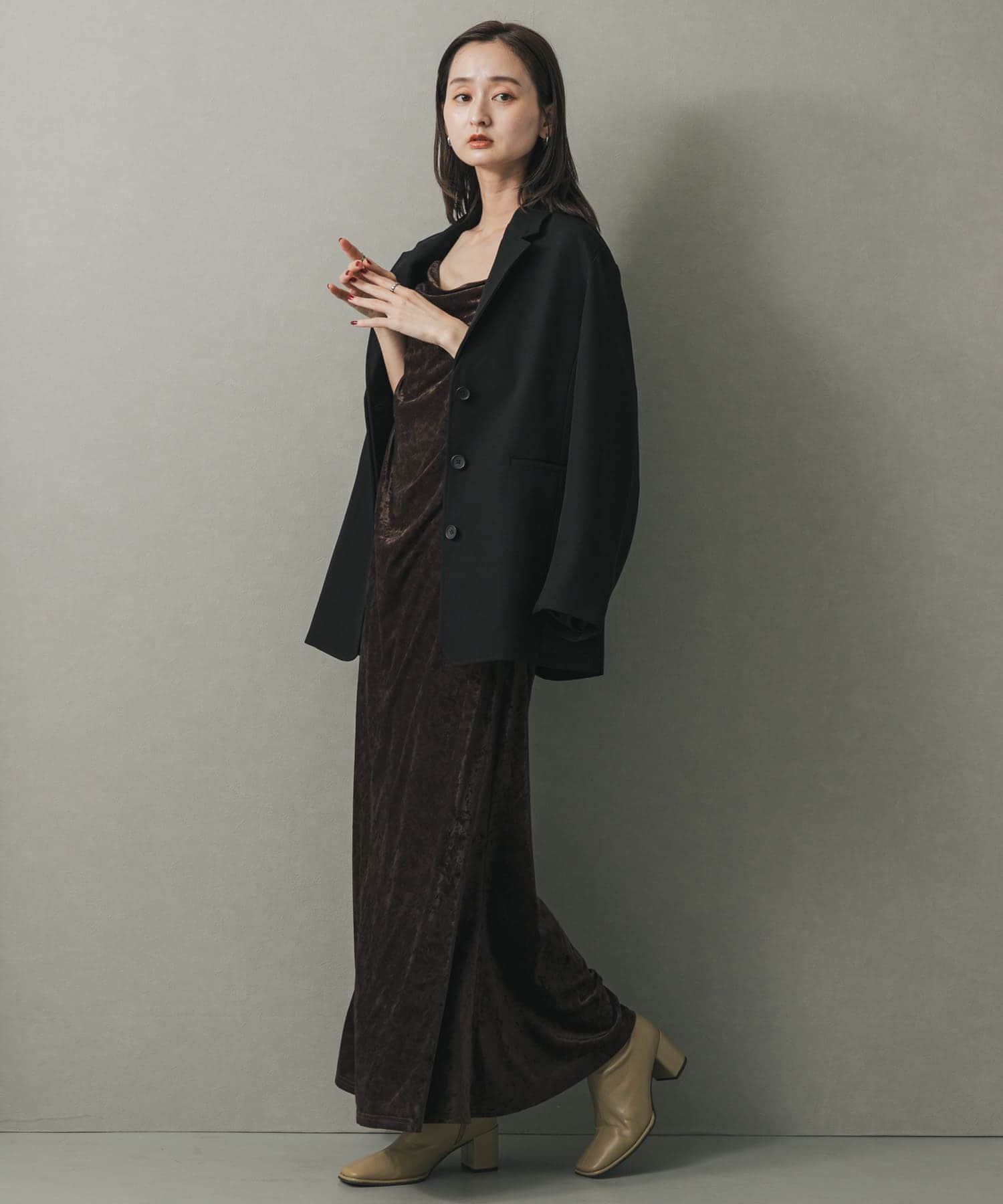 身長：169cm サイズ：one