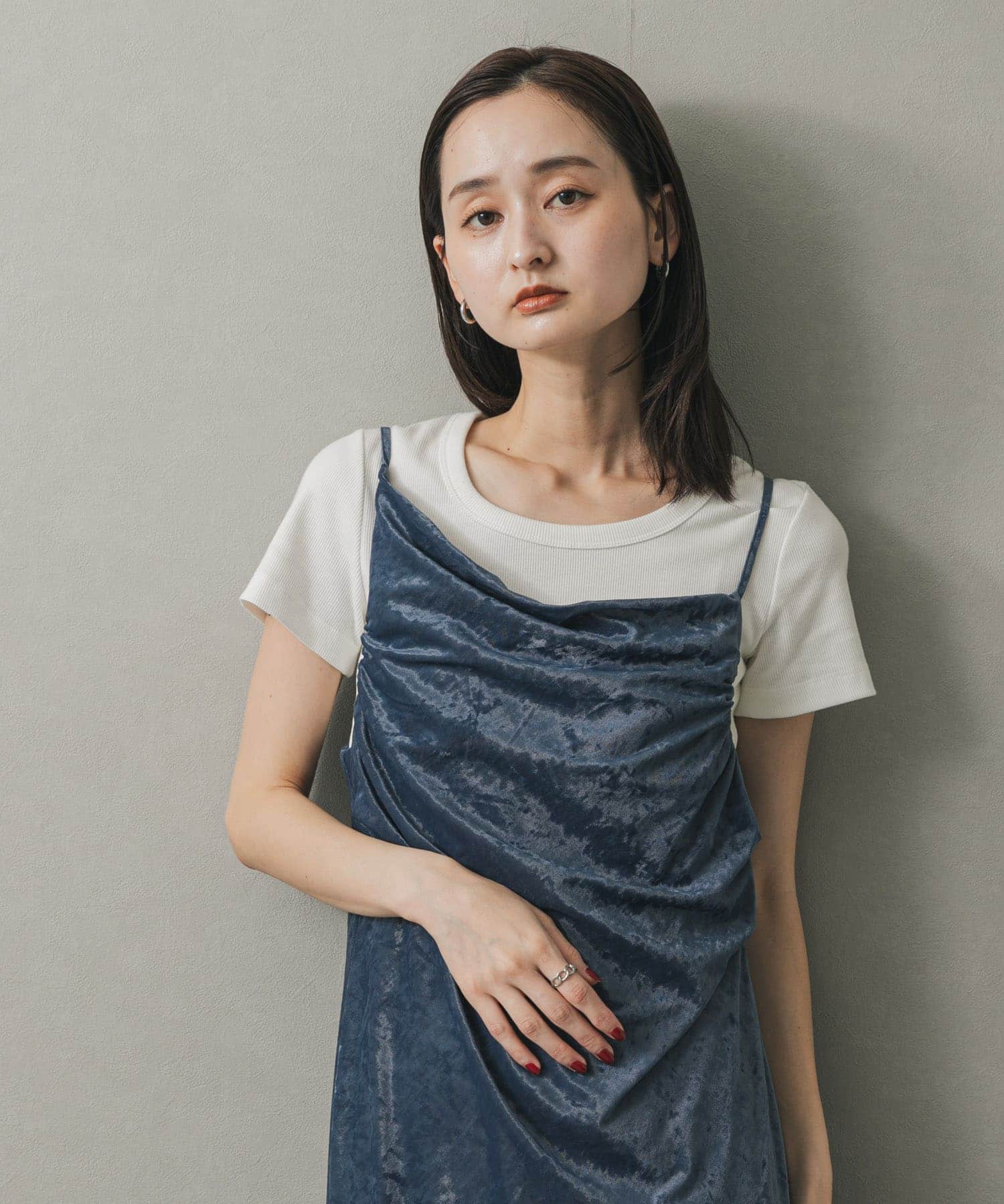 身長：169cm サイズ：one