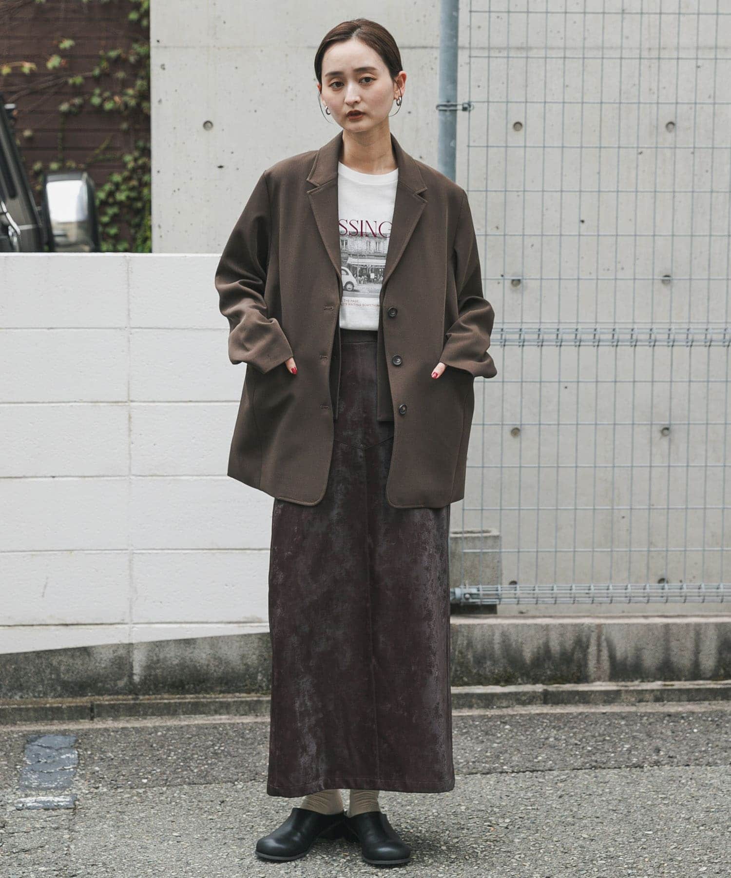 身長：169cm サイズ：one