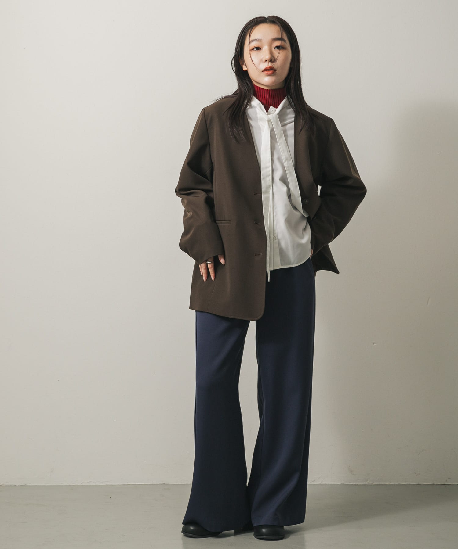 身長：158cm サイズ：one