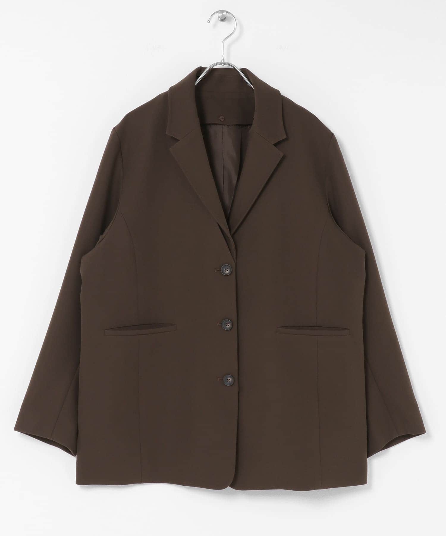 2WAYルーズジャケット BROWN one