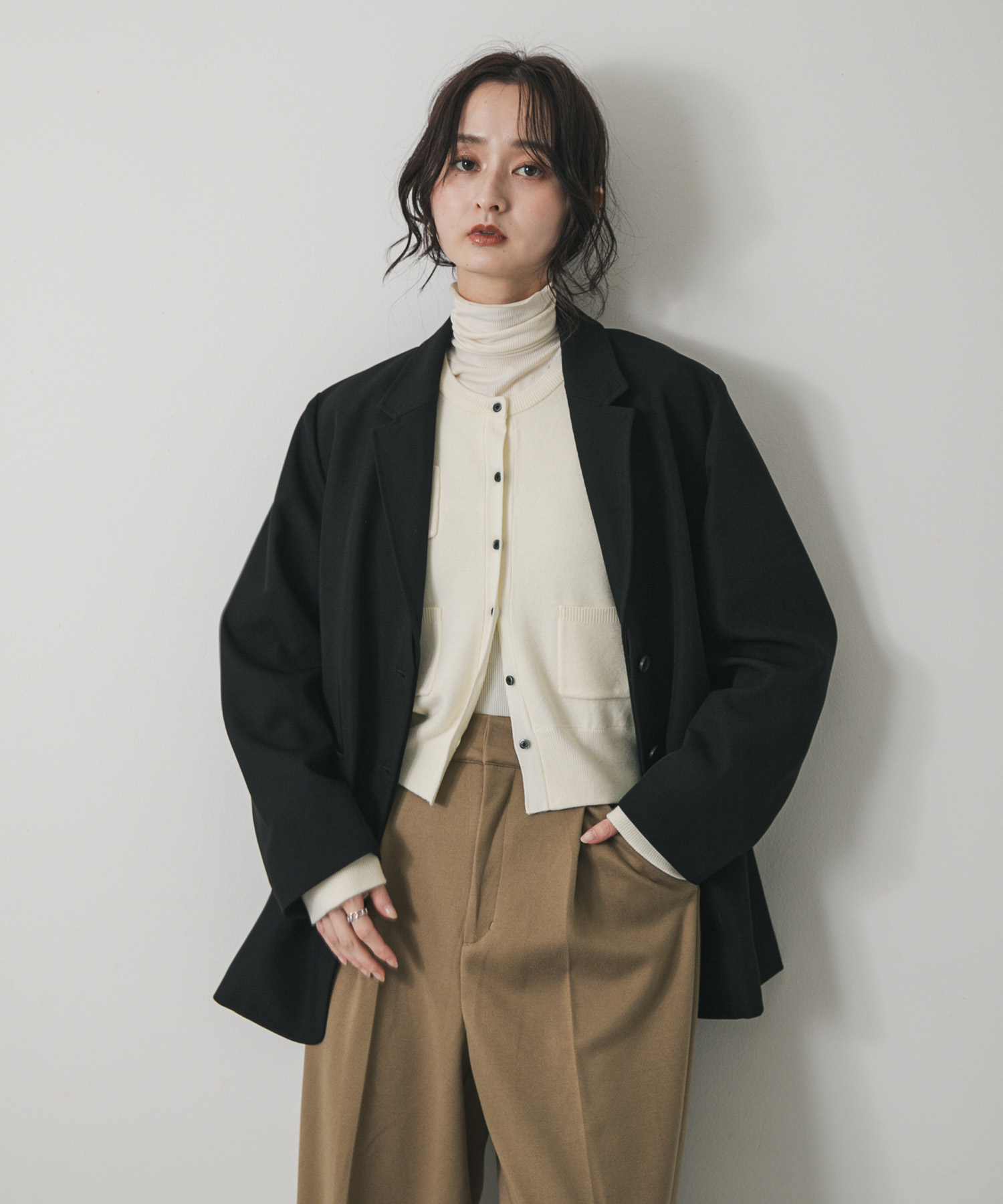 2WAYルーズジャケット